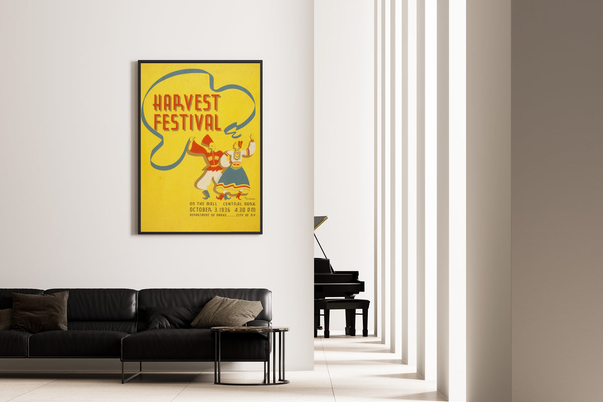 Martin Weitzman — Harvest Festival on the Mall, Central Park | Vintage Harvest Print