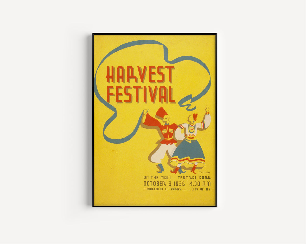 Martin Weitzman — Harvest Festival on the Mall, Central Park | Vintage Harvest Print