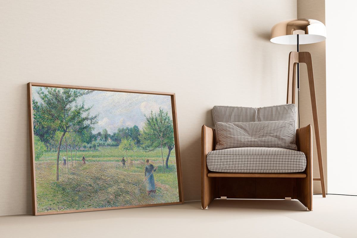 Camille Pissarro — Haymaking at Éragny | Fine Art Print