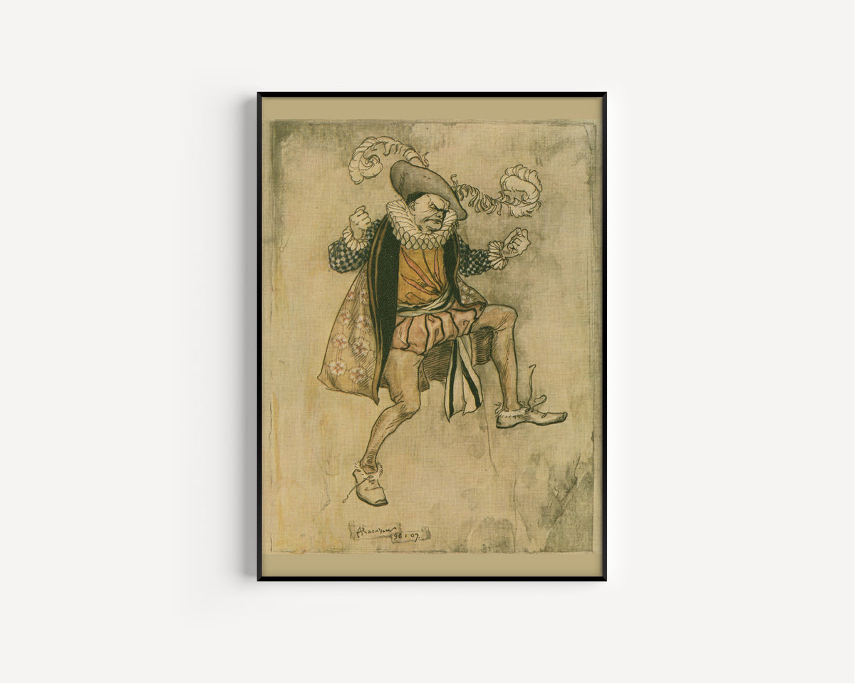 Arthur Rackham — He Bounced Up and Down | Fairy Tale Illustration Print