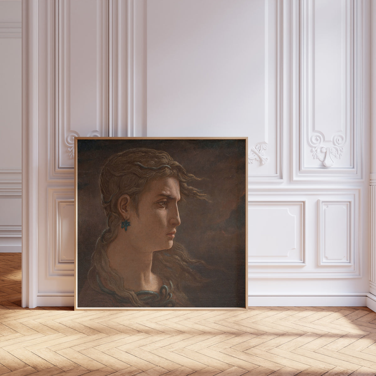 Elihu Vedder — Head of Medusa | Symbolist Art Print