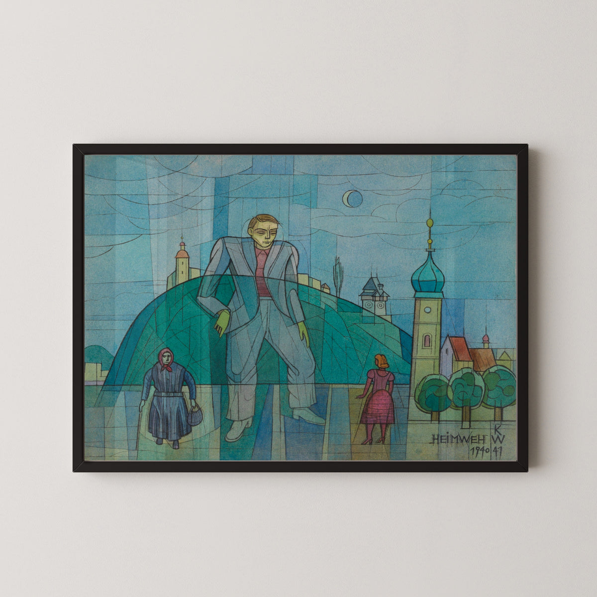 Karl Wiener — Heimweh (Homesickness) | Surreal Art Print