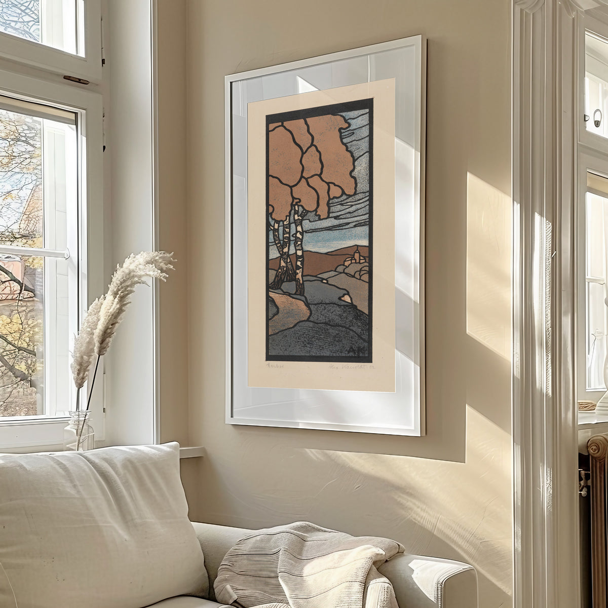 Alexander Kanoldt — Herbst | Woodcut Print