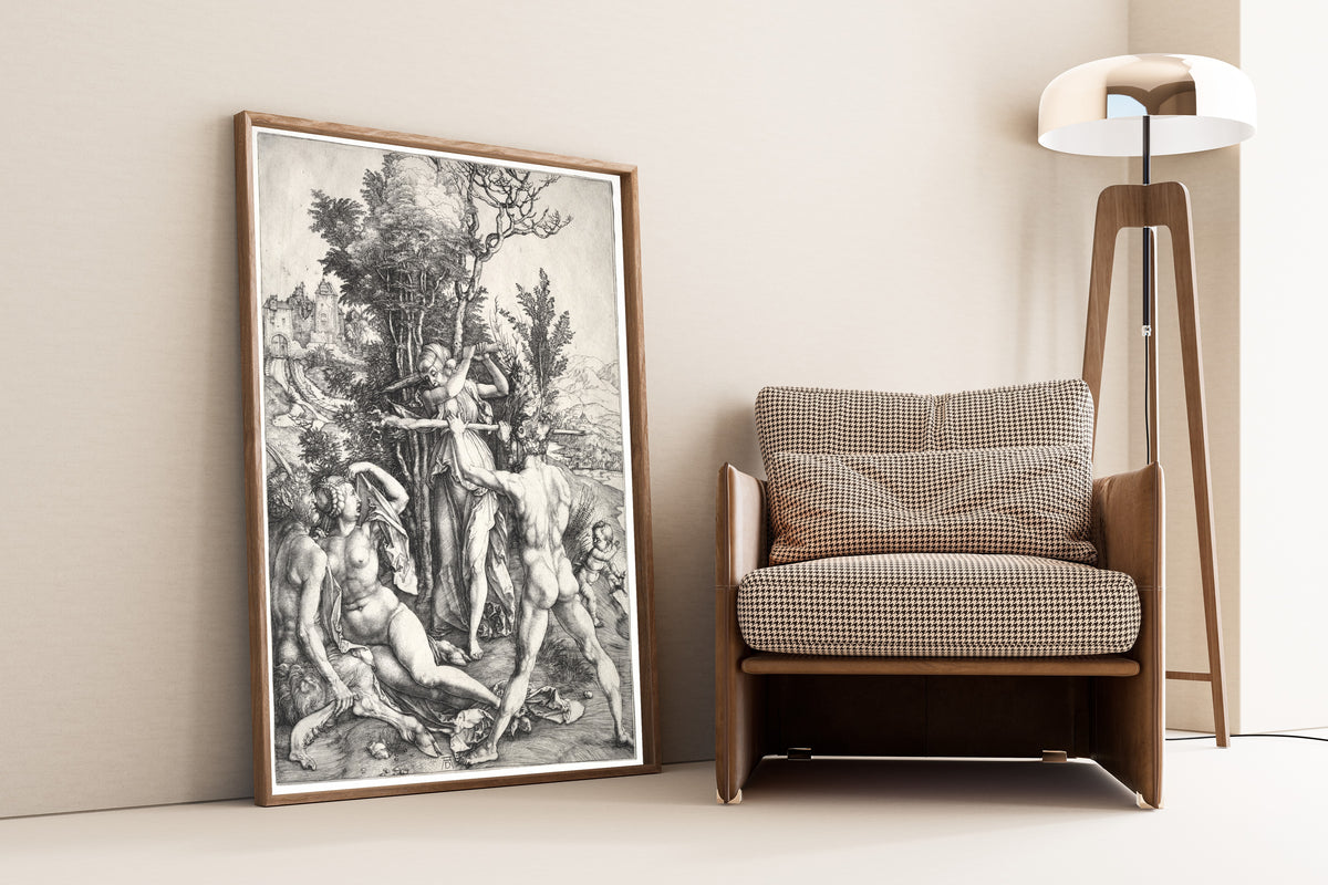 Albrecht Dürer — Hercules at the Crossroad | Engraving Print
