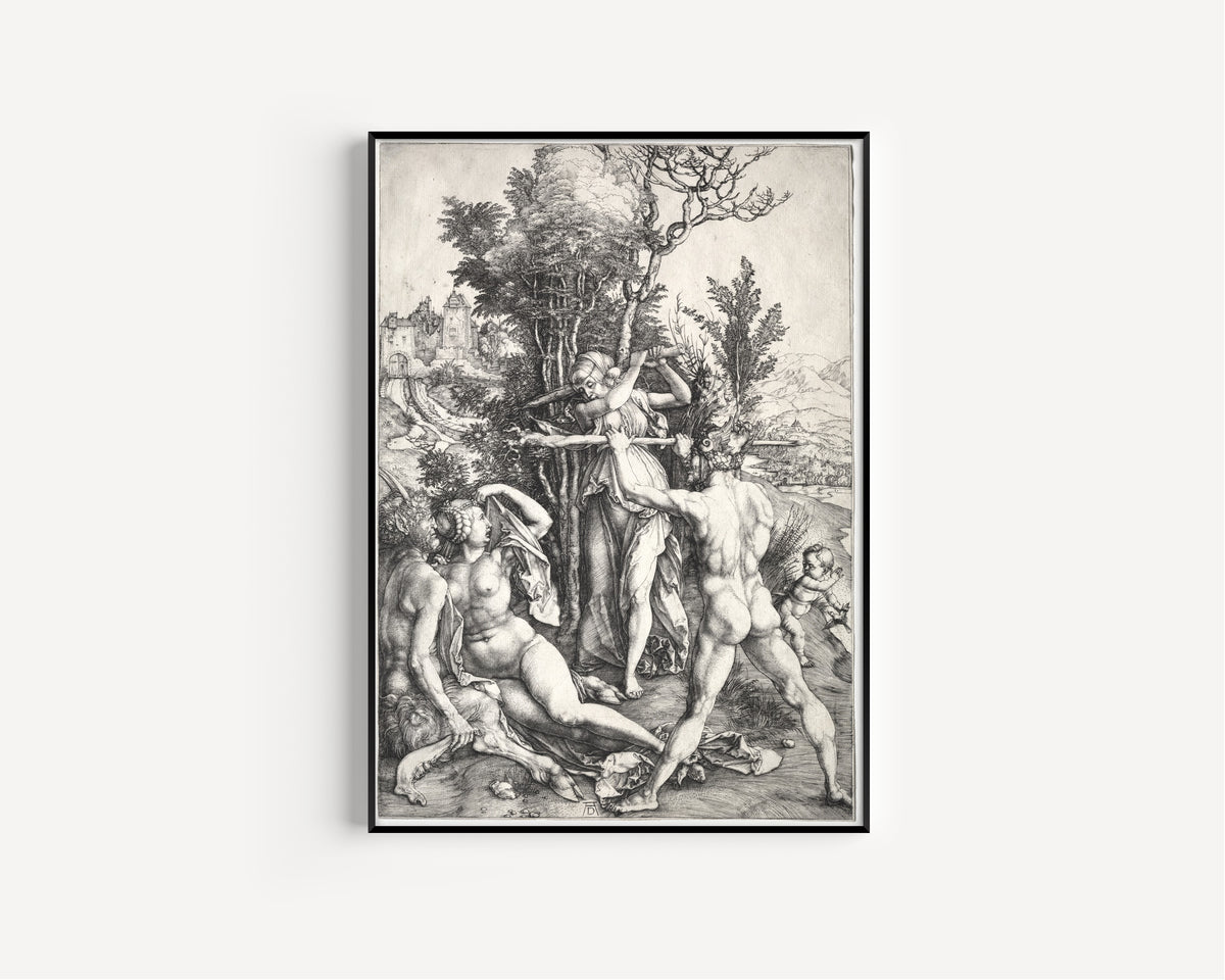 Albrecht Dürer — Hercules at the Crossroad | Engraving Print