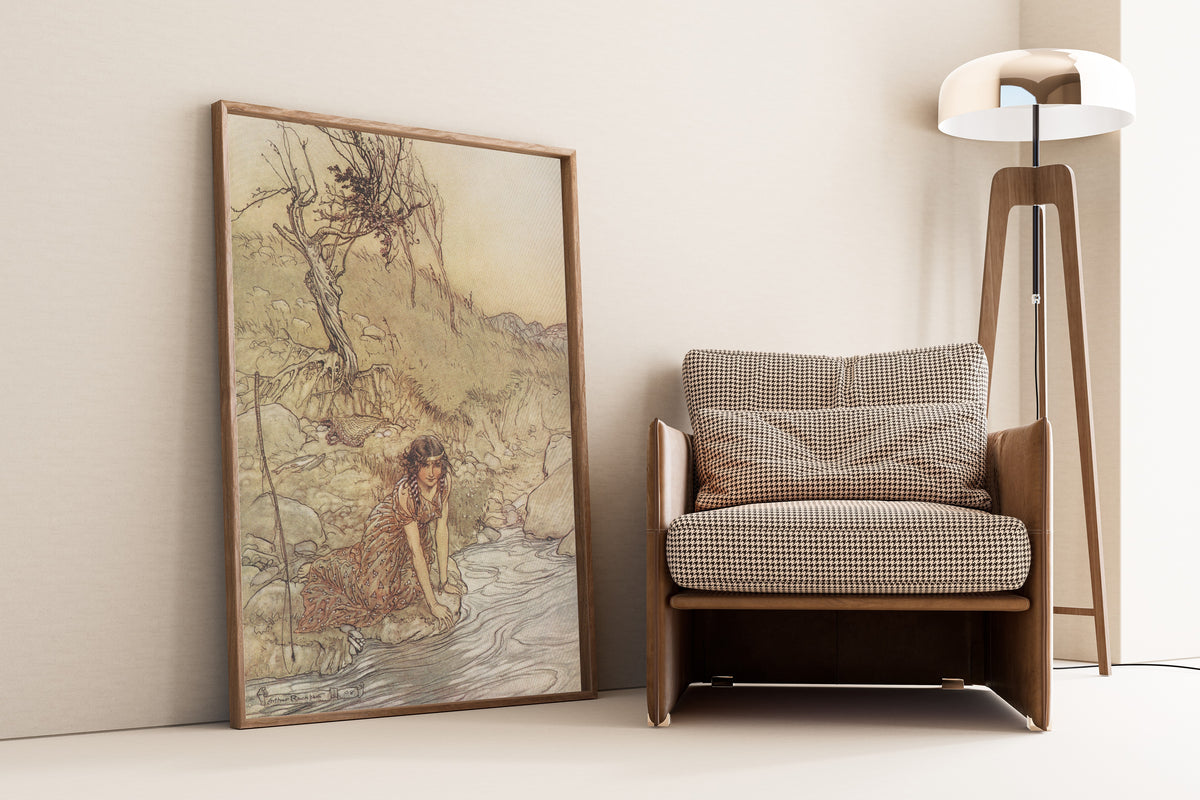 Arthur Rackham — Hermia | Shakespeare Illustration Print