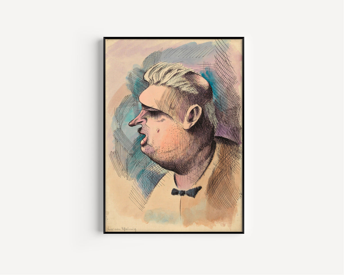 Karl Wiener — Herr von Schleimig (Mr von Slimy) | Modernist Art Print