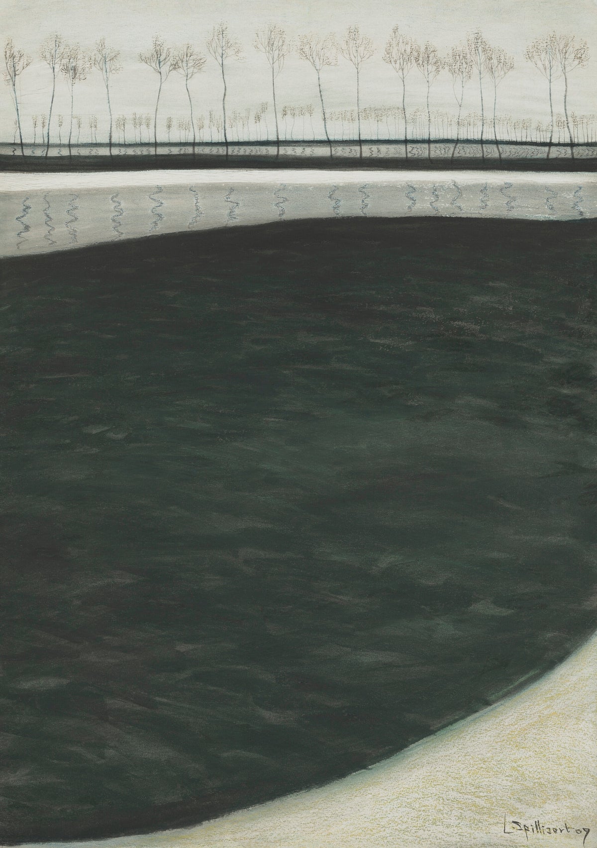 Léon Spilliaert — Het kanaal | Symbolist Art Print
