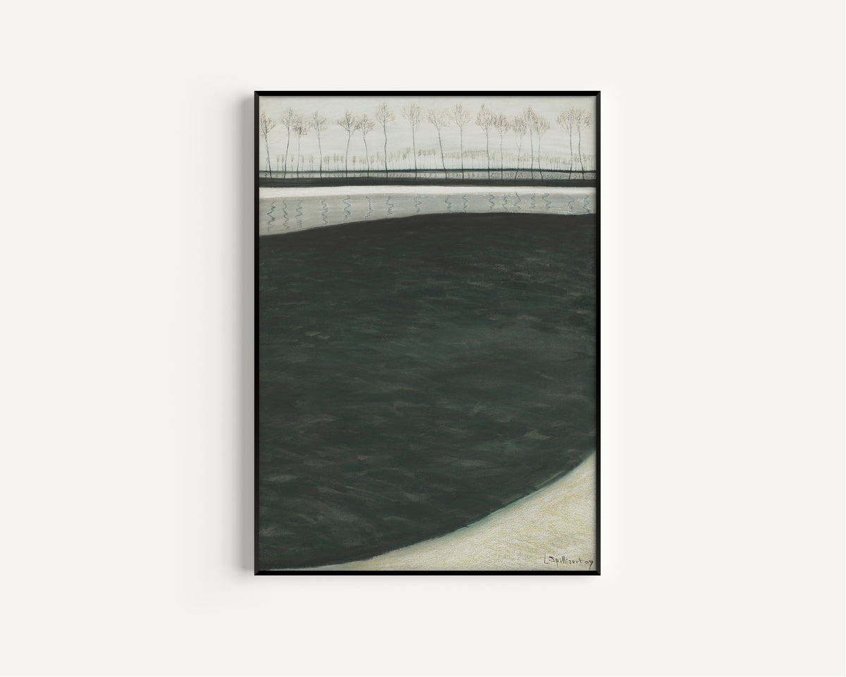 Léon Spilliaert — Het kanaal | Symbolist Art Print
