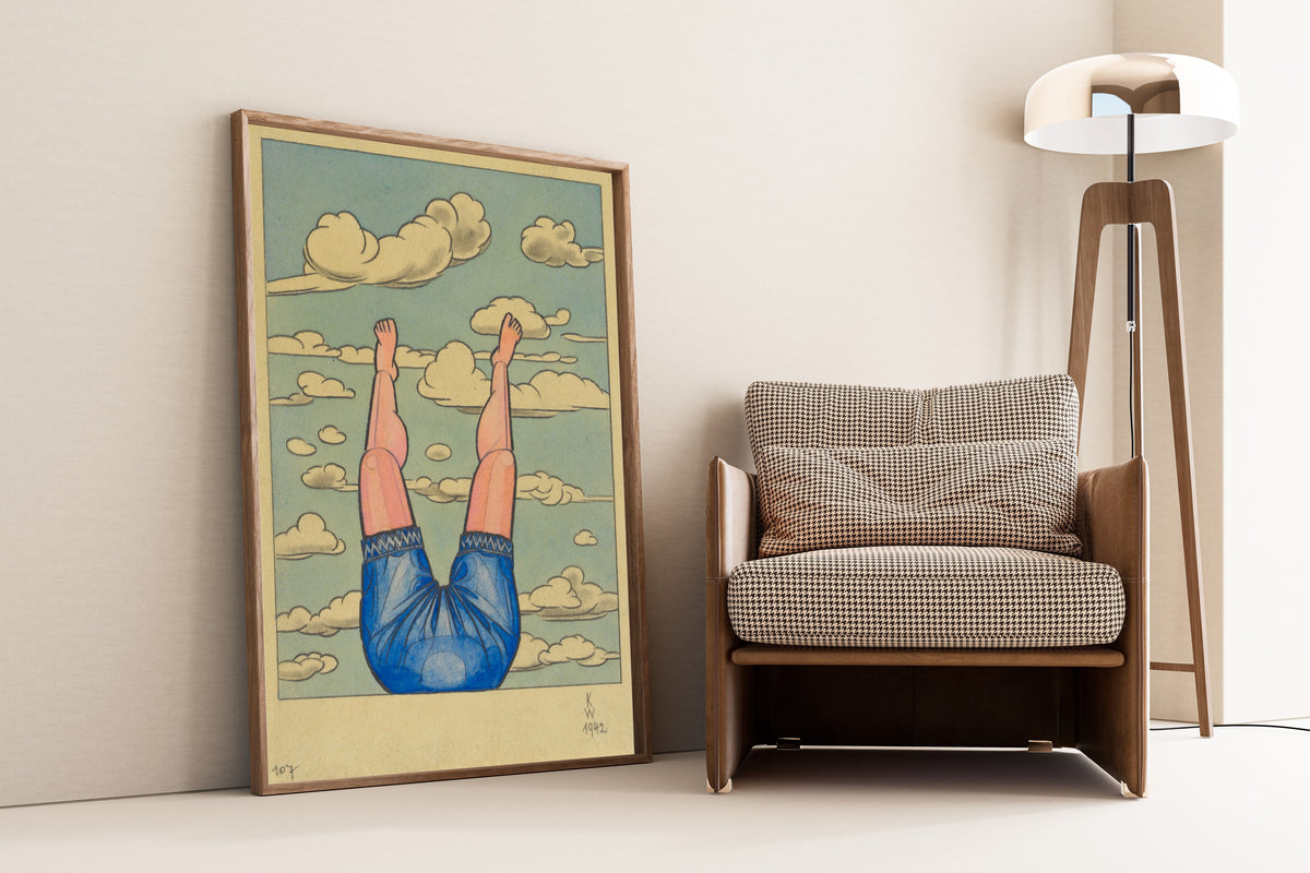 Karl Wiener — Himmelfahrt (Ascension) | Surreal Art Print