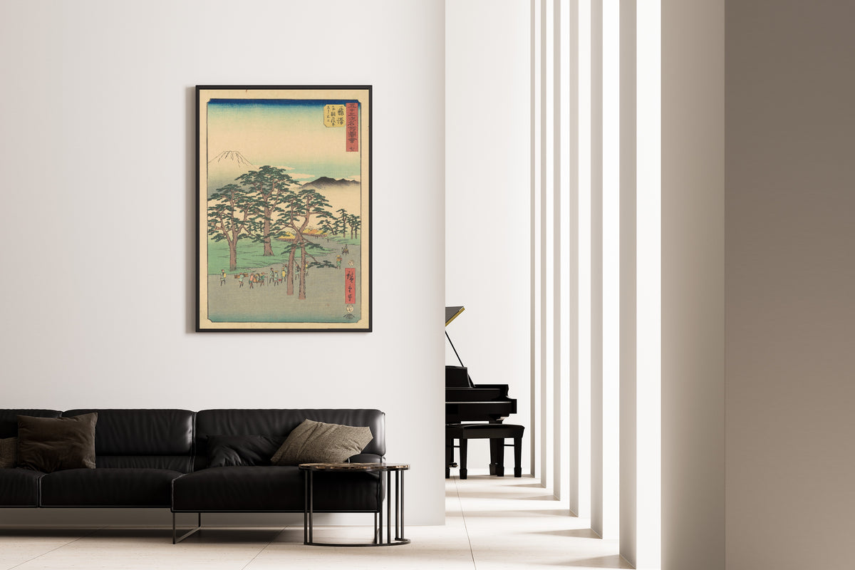 Utagawa Hiroshige — Famous Sights of the Fifty-three Stations: Fujisawa | Japanese Woodblock Print (Ukiyo-e)