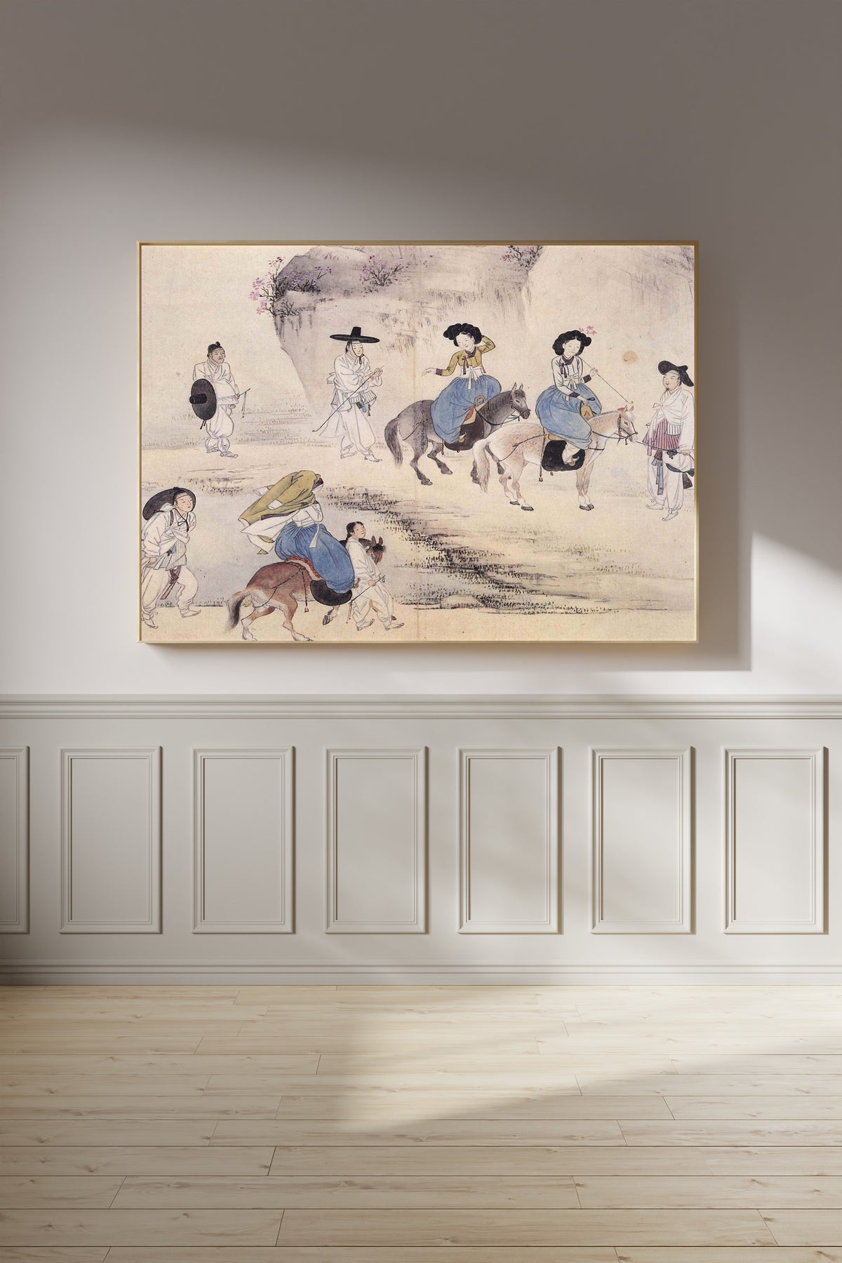 Sin Yun-bok (Hyewon) — Hyewon Genre Painting Album: Young People's Outgoing | Korean Painting Art Print