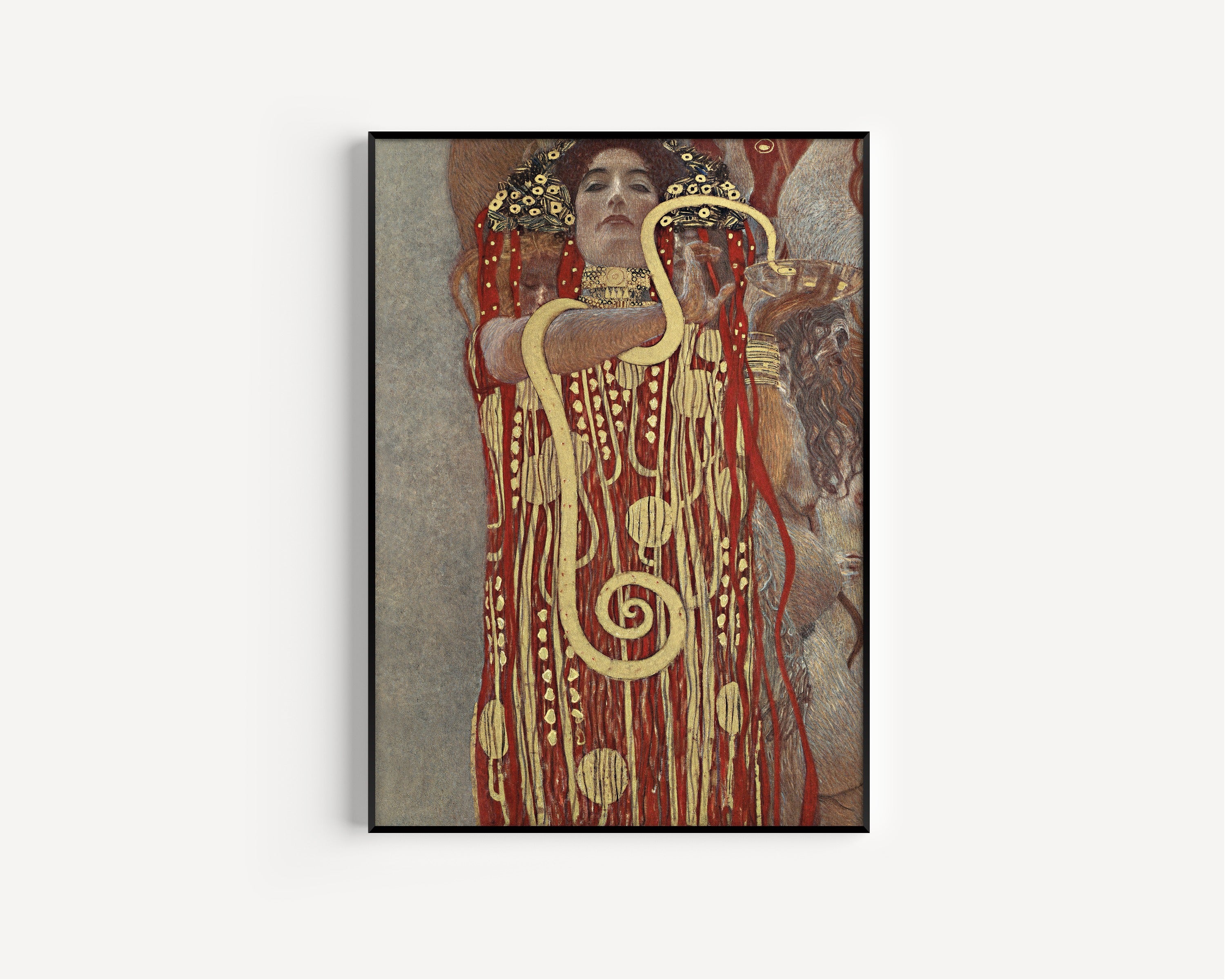 Gustav Klimt — Hygieia (detail from Medicine) | Fine Art Print