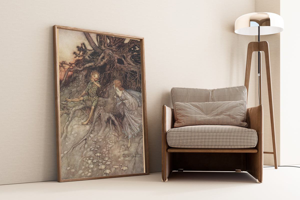 Arthur Rackham — I Am That Merry Wanderer of the Night | Shakespeare Illustration Print