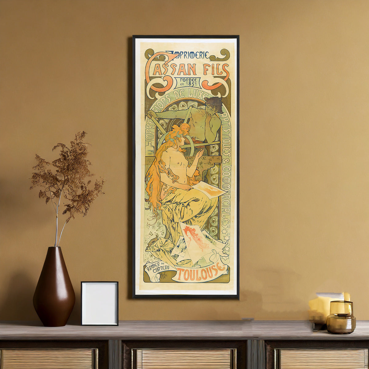 Alphonse Mucha — Imprimerie Cassan Fils, Toulouse | Vintage Poster Print