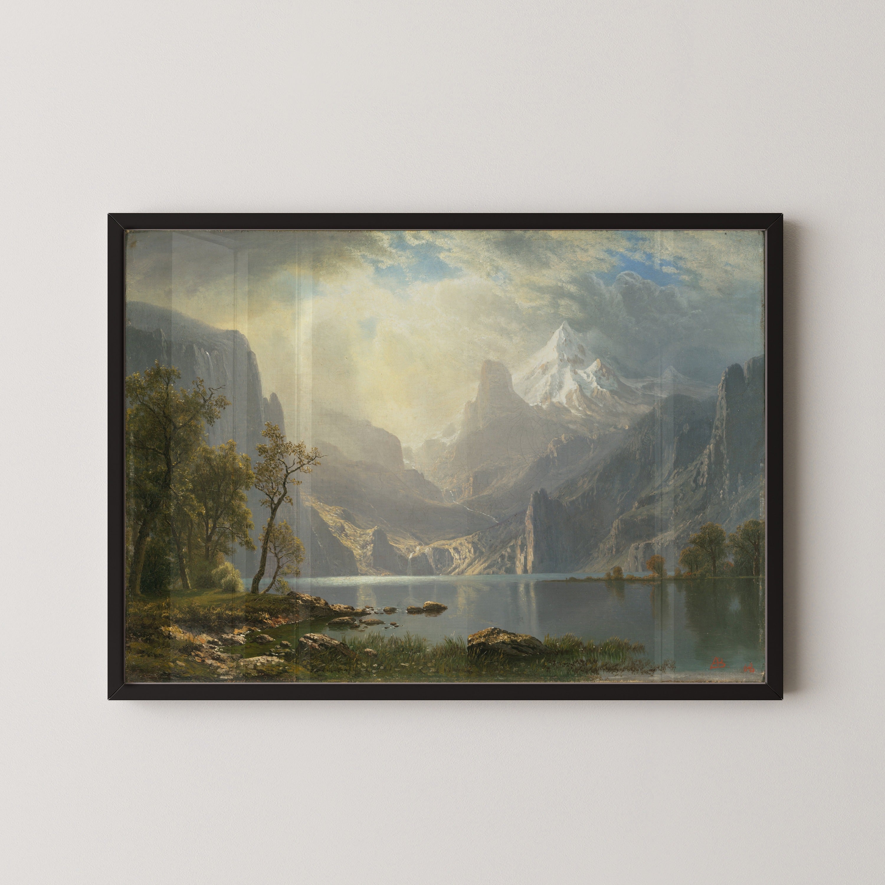 Albert Bierstadt — In the Sierras | Landscape Fine Art Print