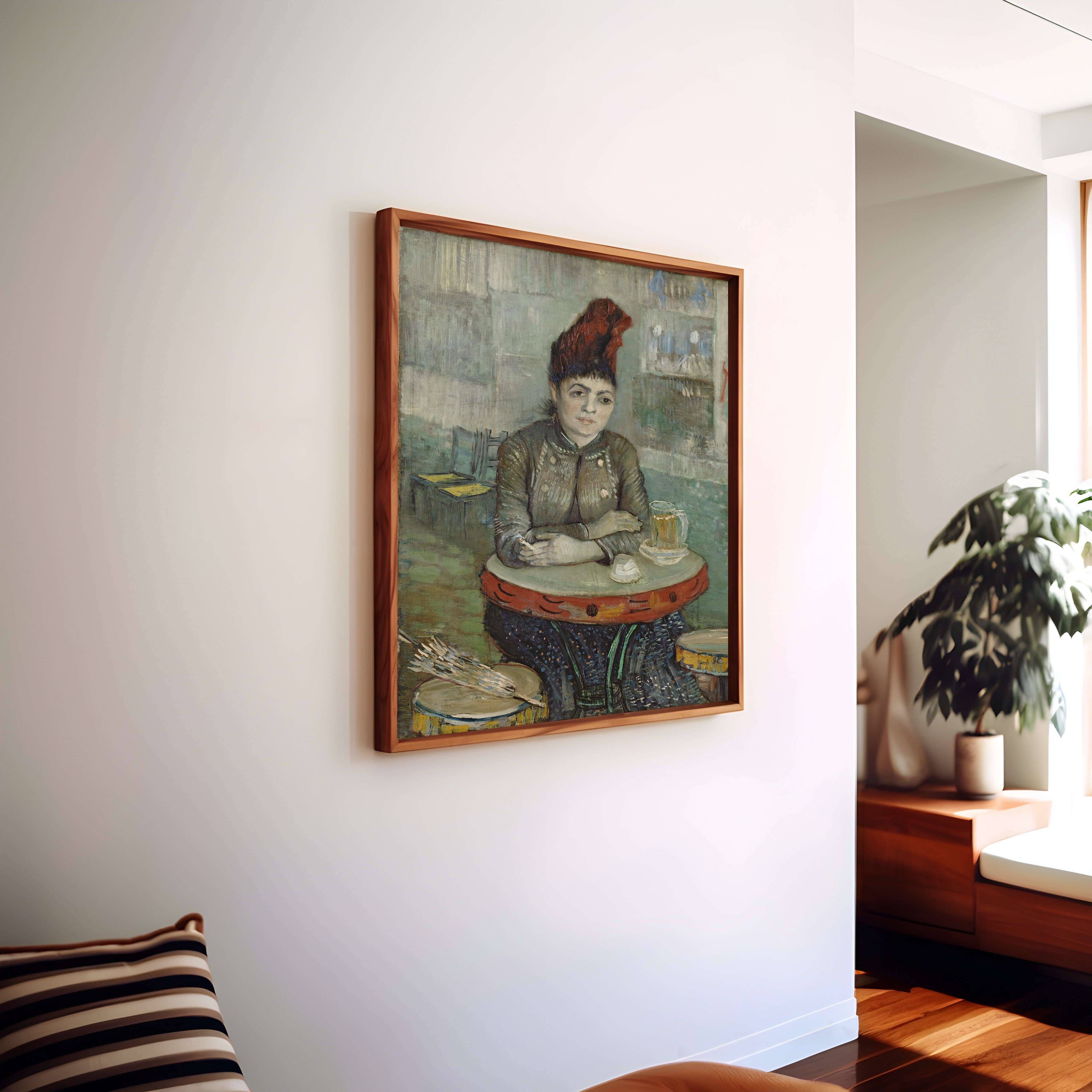 Vincent van Gogh — Agostina Segatori Sitting in the Café du Tambourin | Fine Art Print