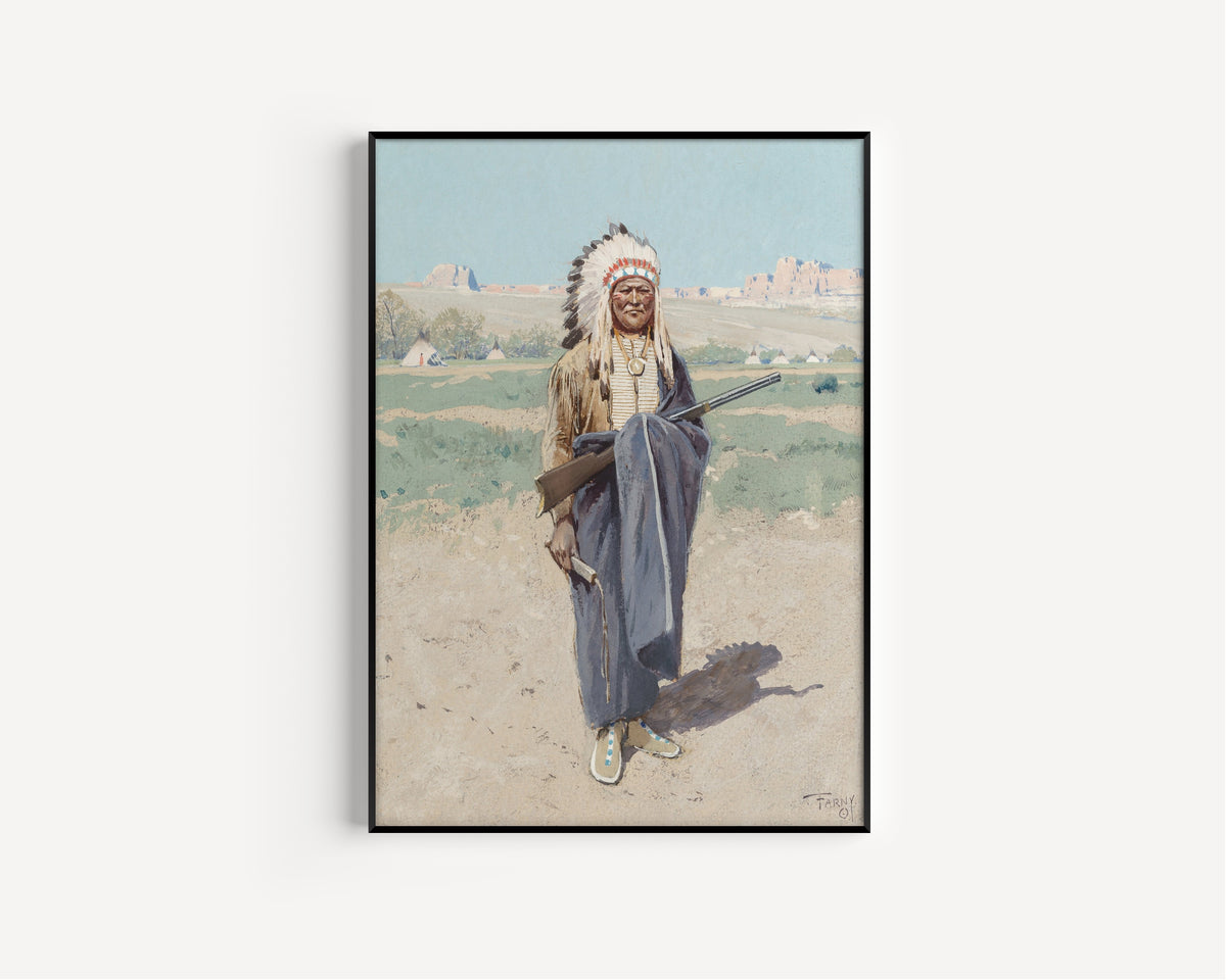 Henry Farny — Indian Chief | Western Art Print