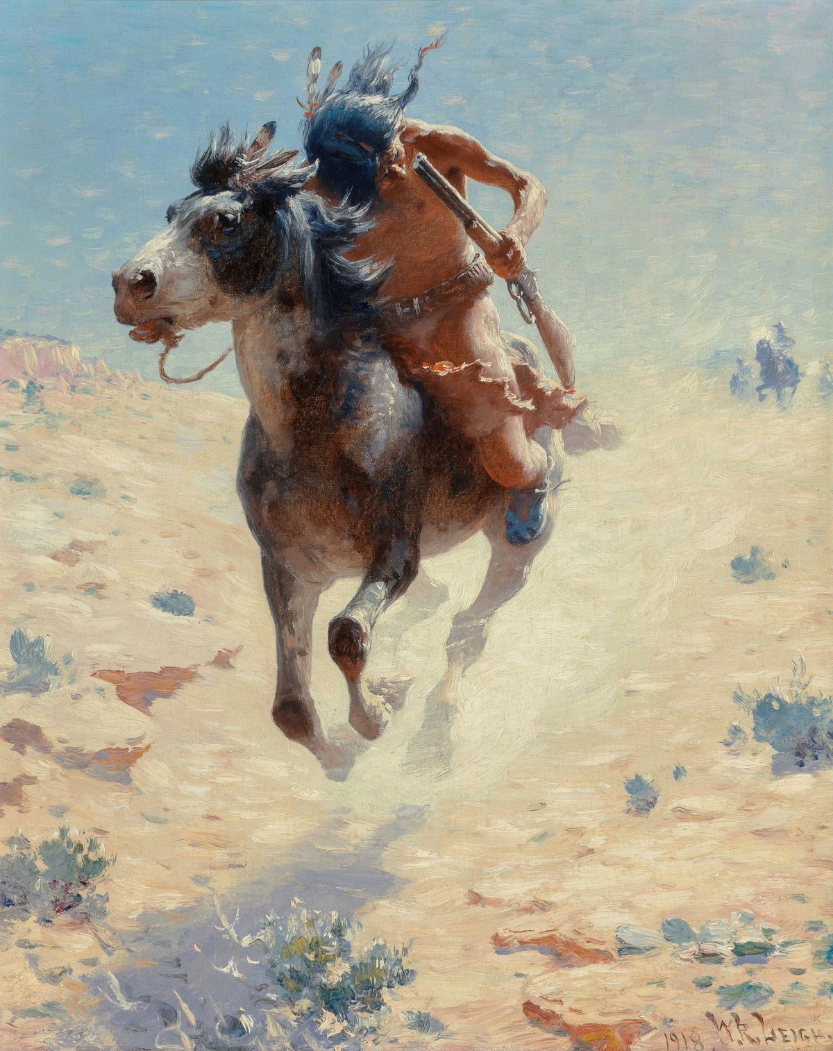 William Robinson Leigh — Indian Rider | Western Art Print