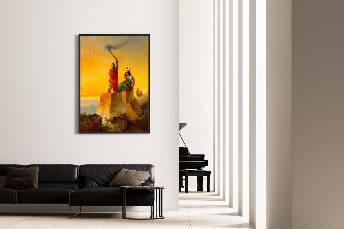 John Mix Stanley — Indian Telegraph | Western Art Print
