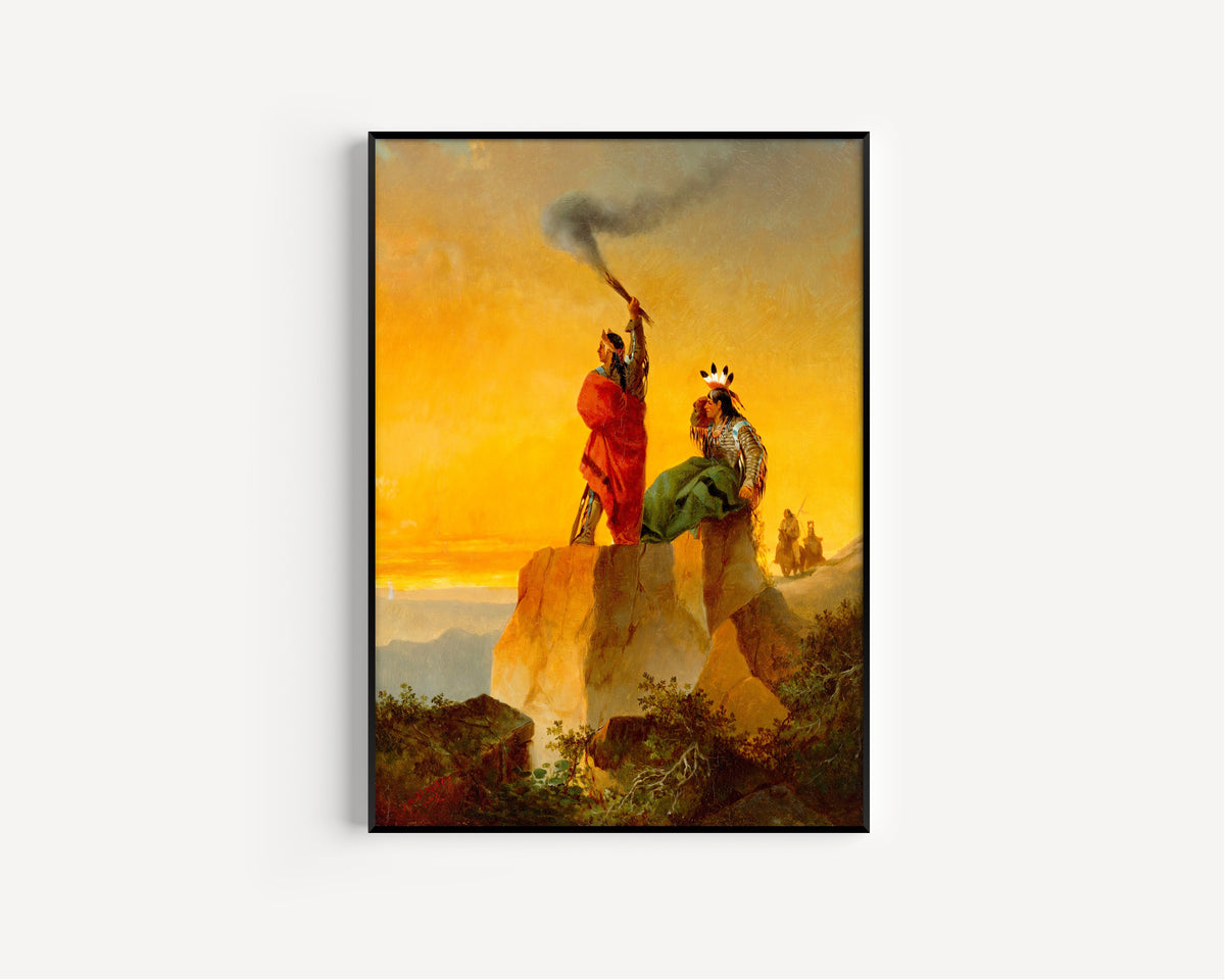 John Mix Stanley — Indian Telegraph | Western Art Print