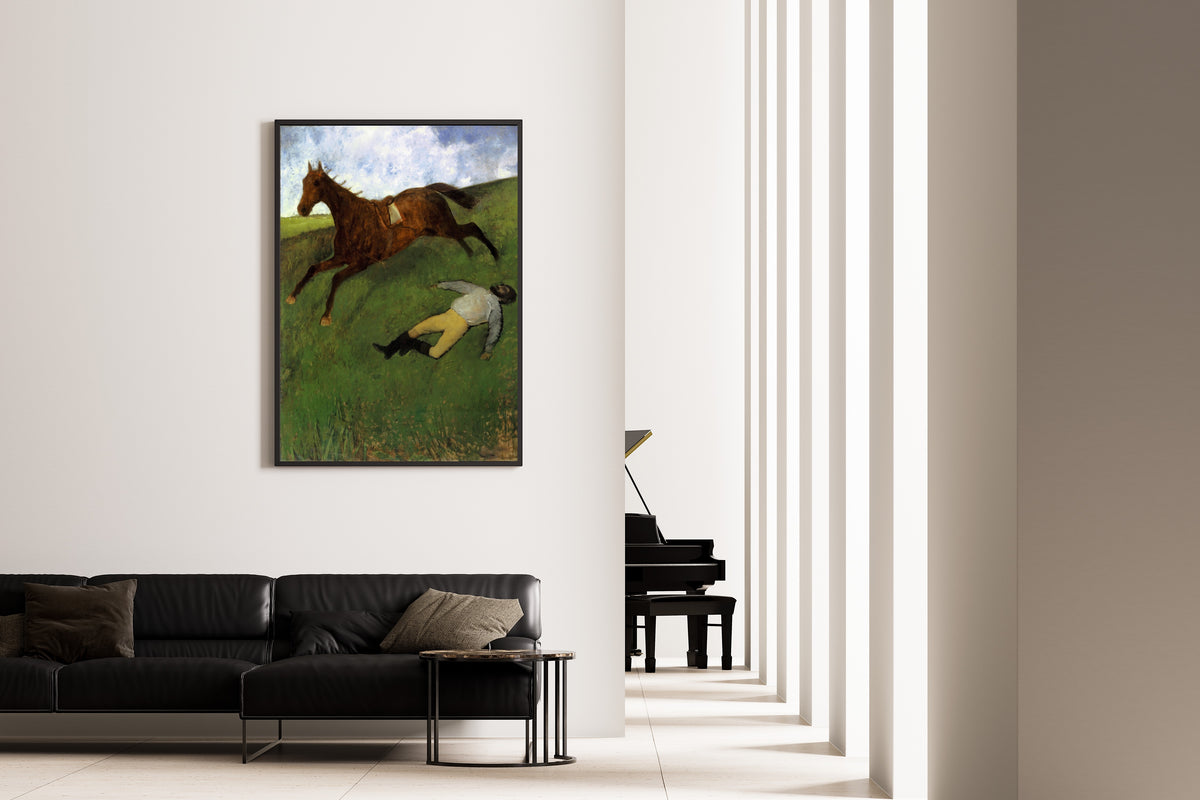Edgar Degas — Injured Jockey | Fine Art Print