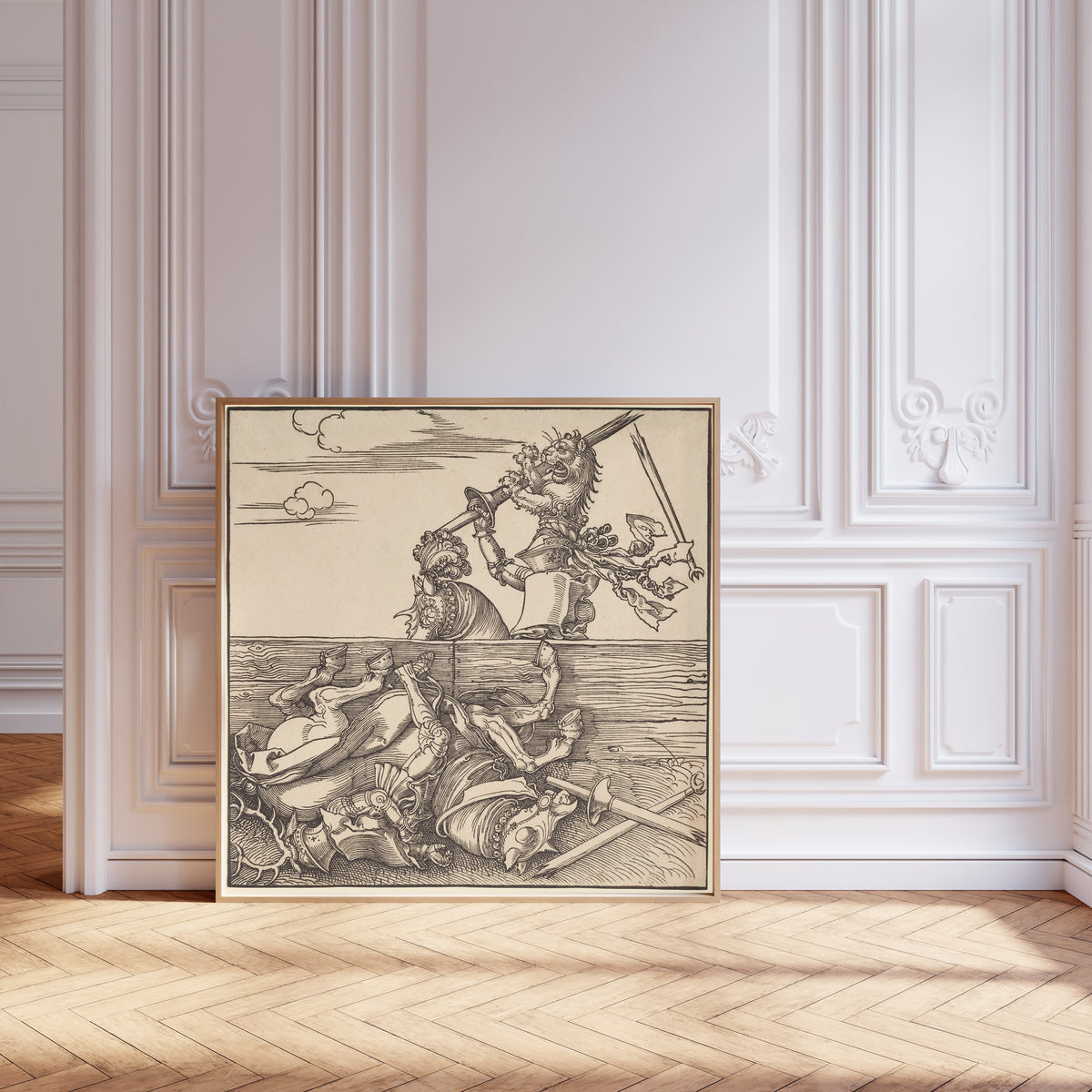 Albrecht Dürer — Italian Joust of Peace | Woodcut Print