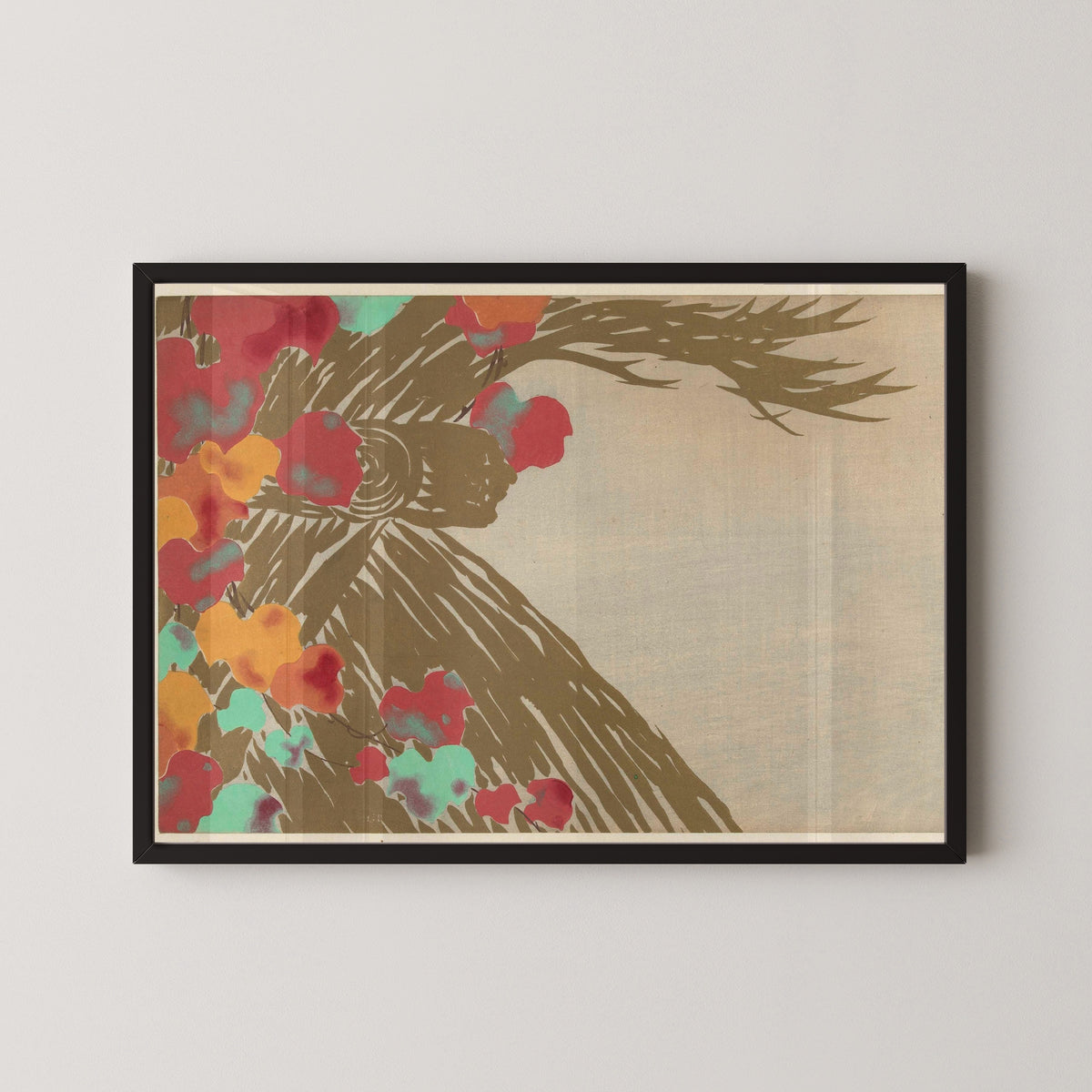 Kamisaka Sekka — Ivy (Klimop) | Japanese Botanical Woodblock Print