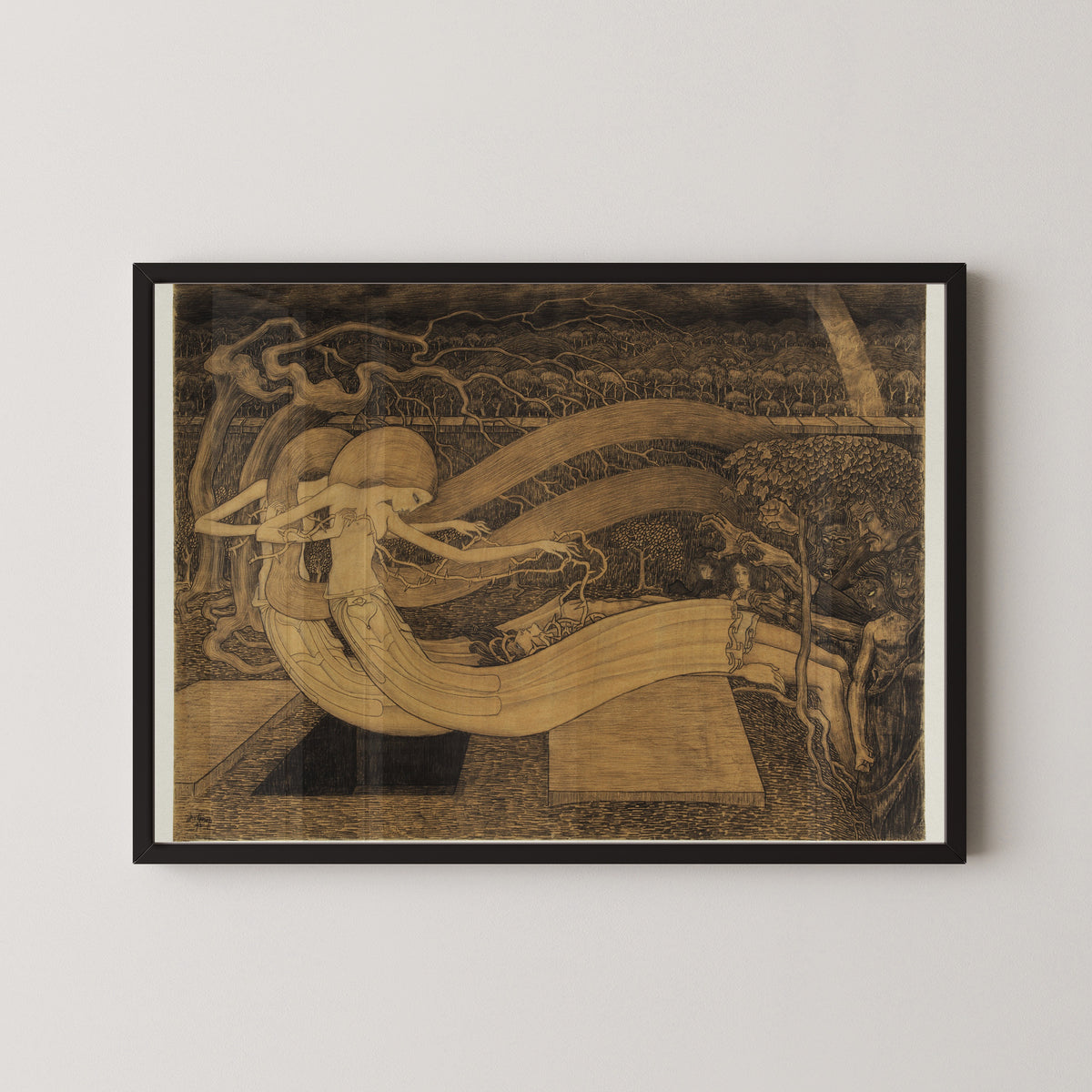 Jan Toorop — O Grave, Where Is Thy Victory | Symbolist Art Print