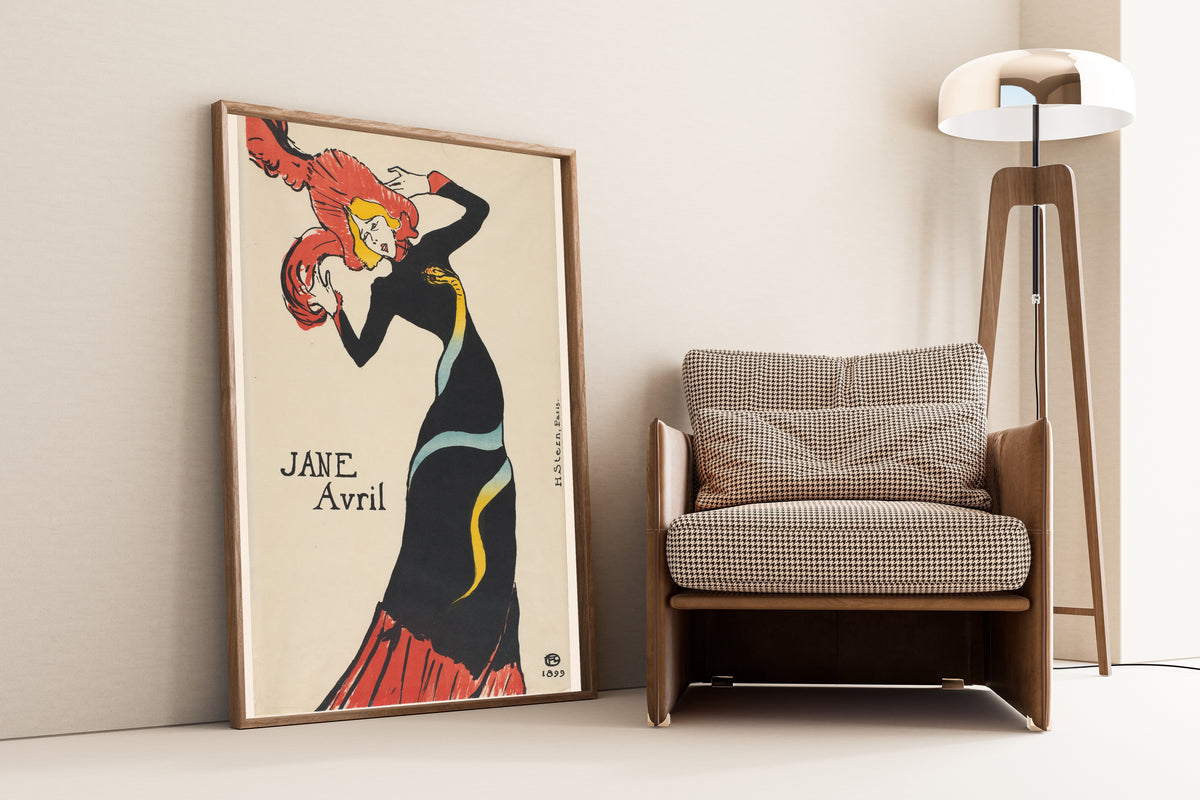 Henri de Toulouse-Lautrec — Jane Avril | Vintage Poster Print