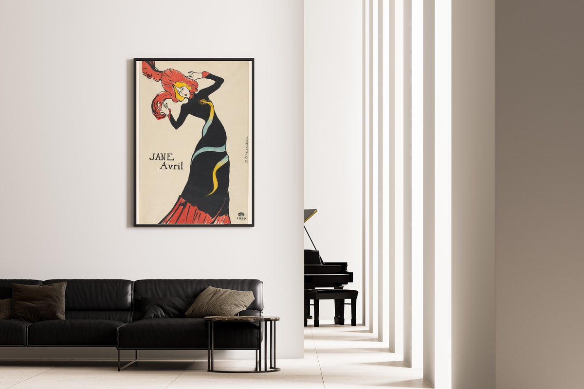 Henri de Toulouse-Lautrec — Jane Avril | Vintage Poster Print