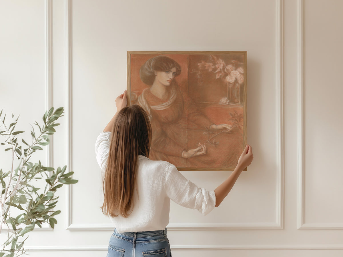 Dante Gabriel Rossetti — Jane Morris: Study for Mariana | Pre-Raphaelite Art Print