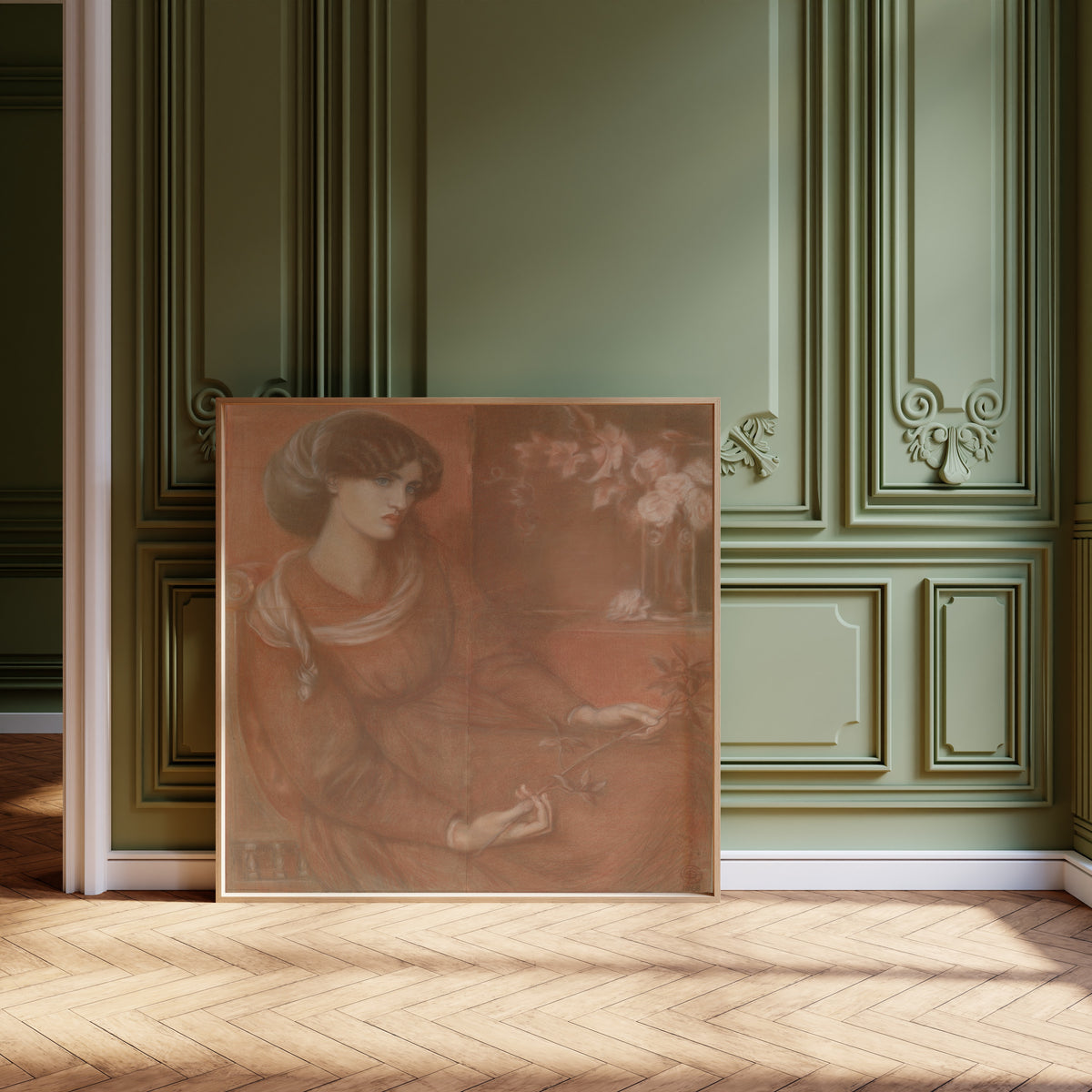 Dante Gabriel Rossetti — Jane Morris: Study for Mariana | Pre-Raphaelite Art Print