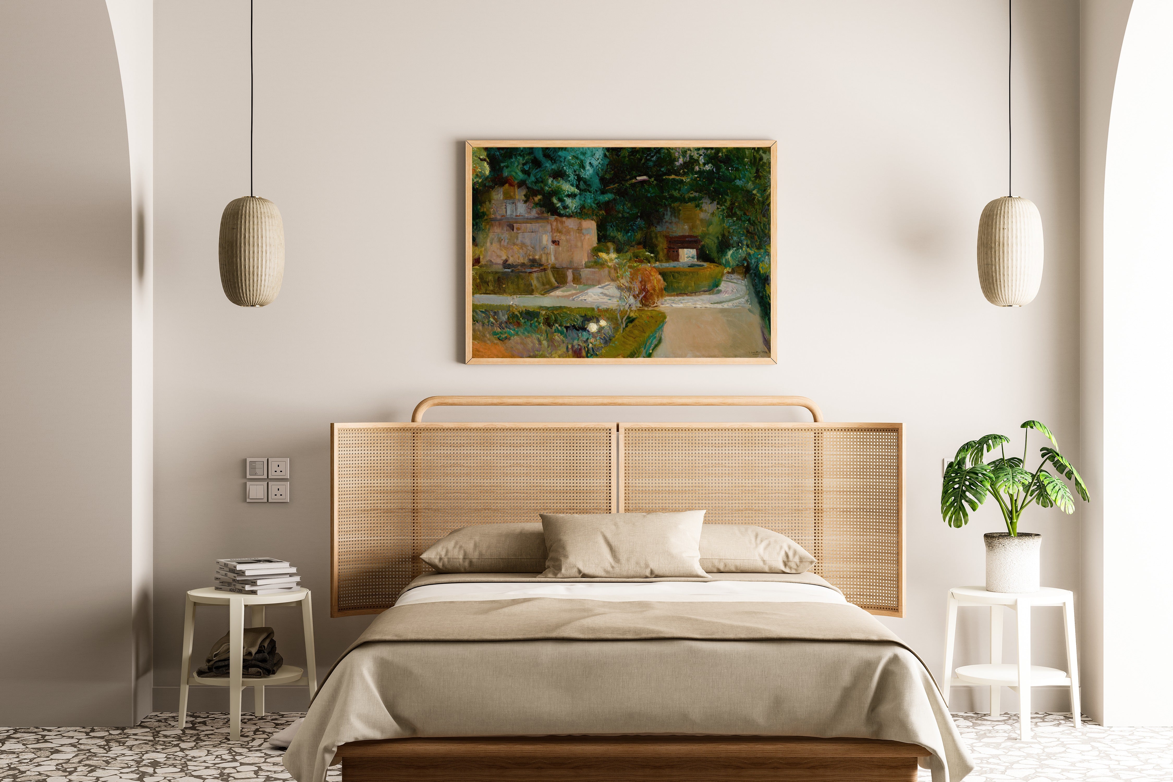 Joaquín Sorolla — Garden of the Adarves, Alhambra, Granada | Fine Art Print