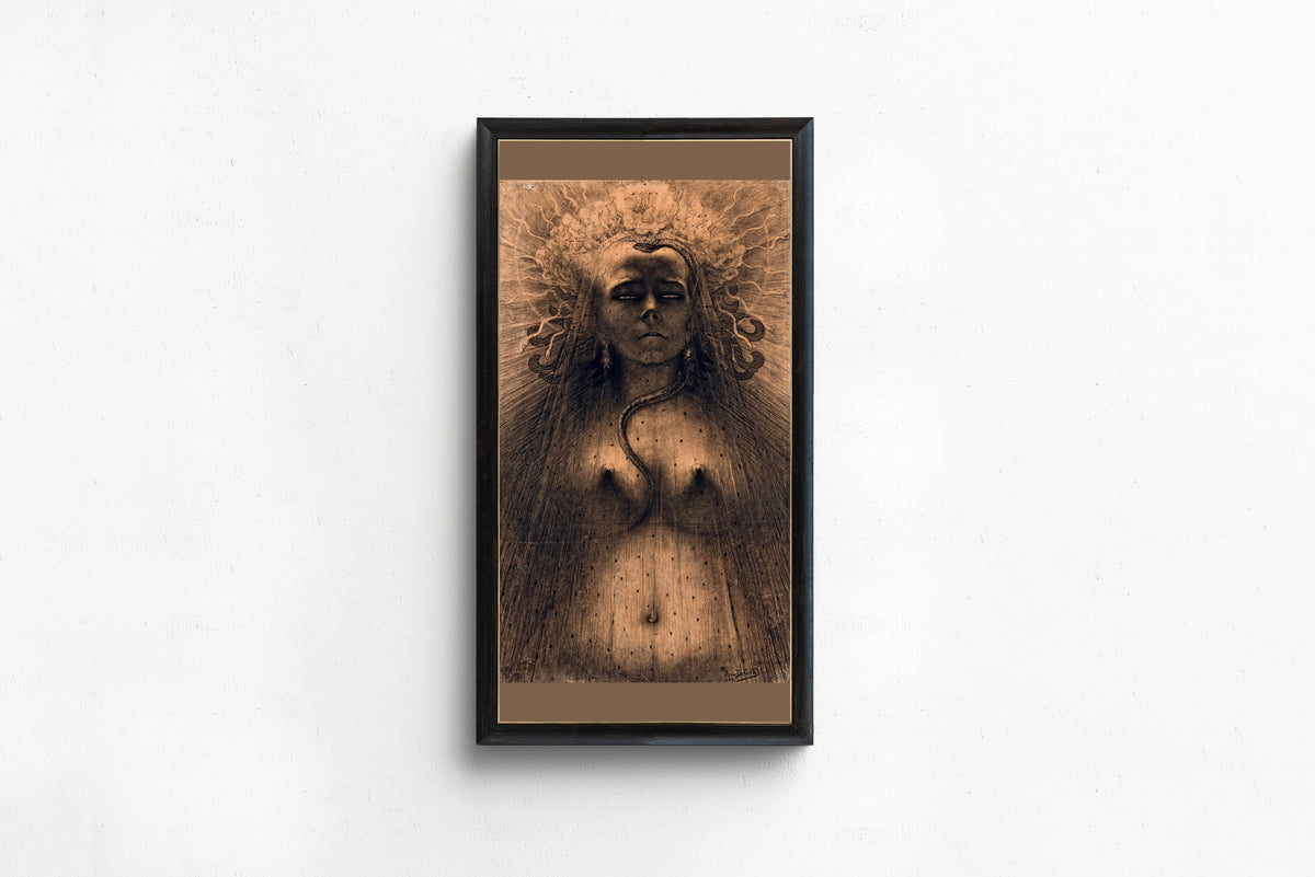 Jean Delville — The Idol of Perversity | Symbolist Art Print