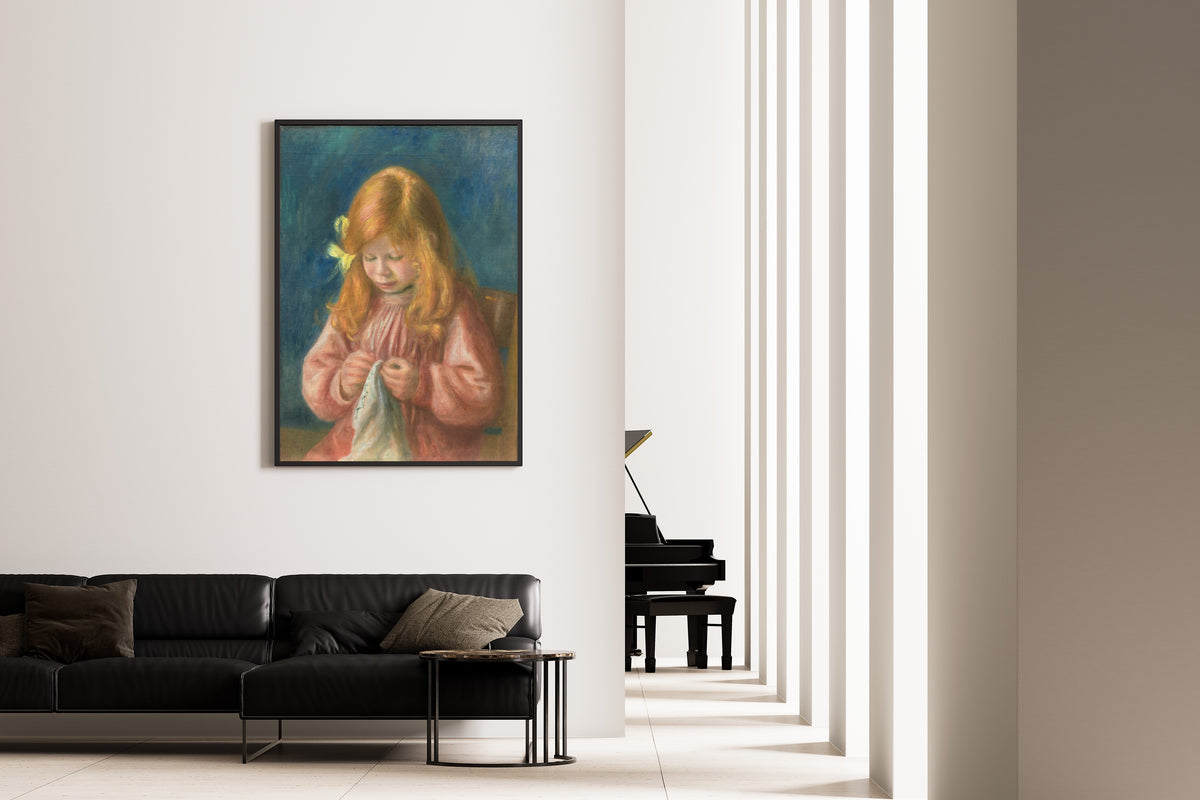 Pierre-Auguste Renoir — Jean Renoir Sewing | Fine Art Print