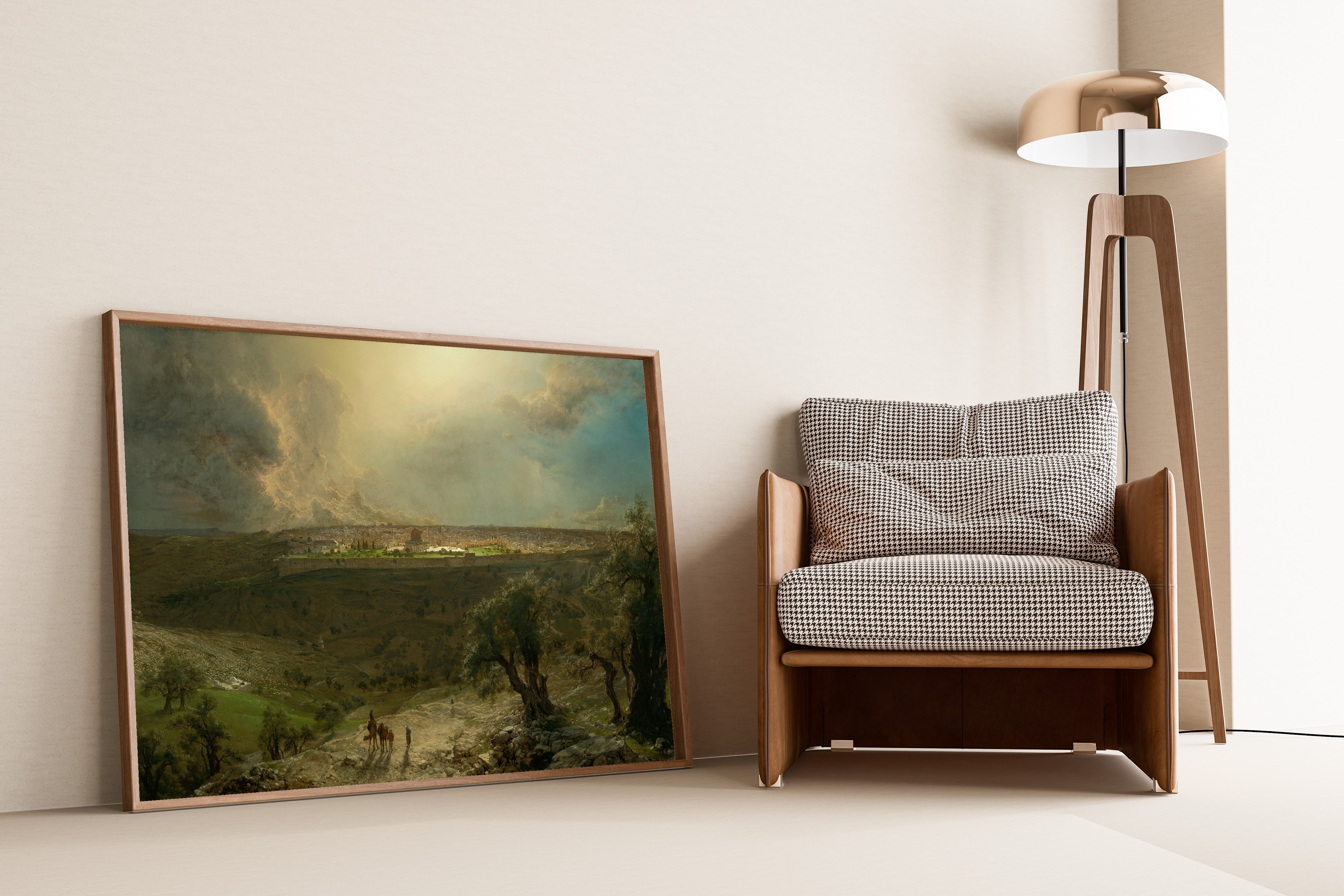 Albert Bierstadt — Jerusalem from the Mount of Olives | Landscape Fine Art Print