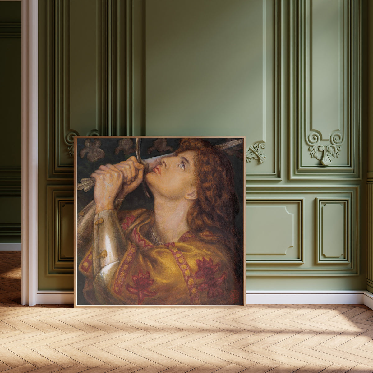 Dante Gabriel Rossetti — Joan of Arc | Pre-Raphaelite Art Print