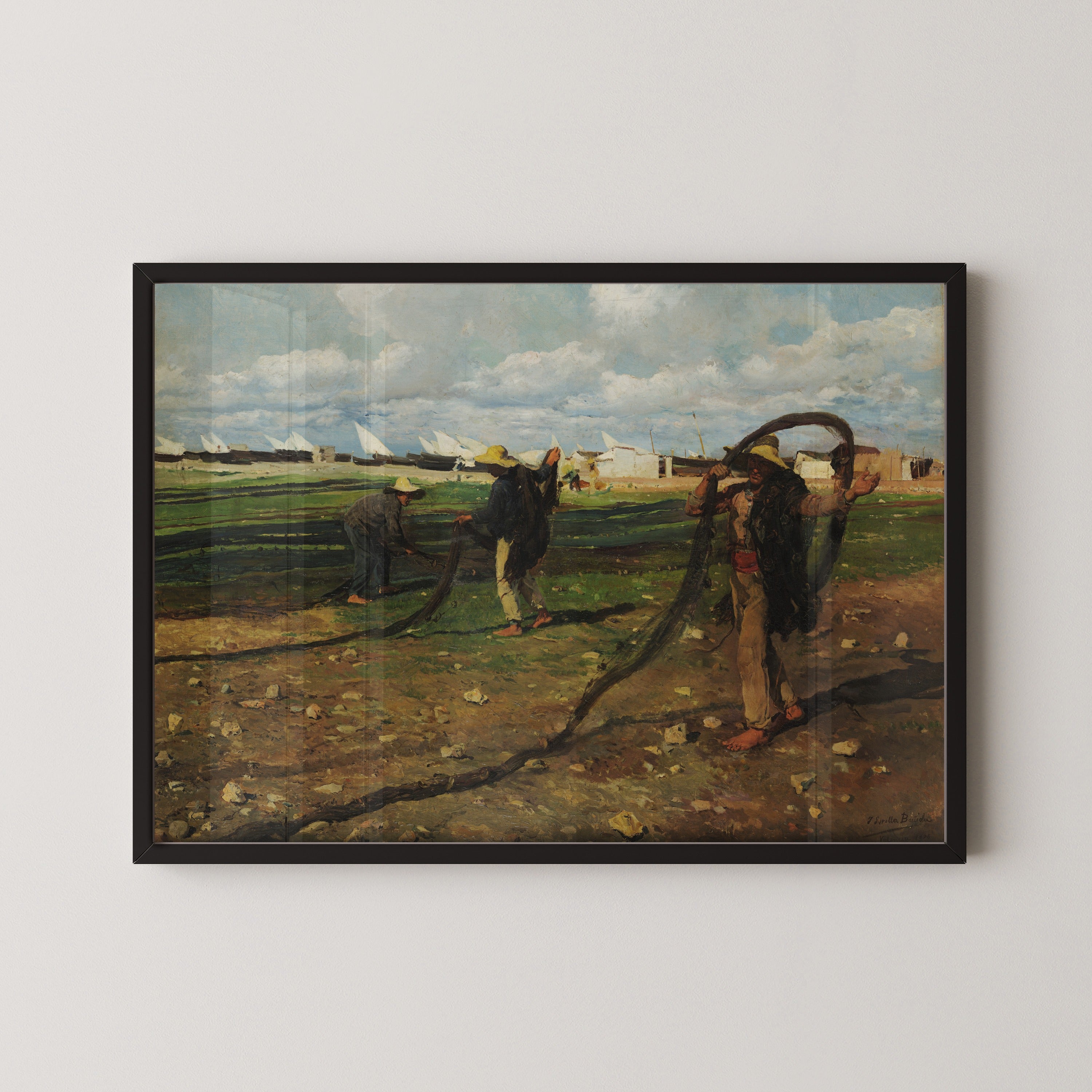Joaquín Sorolla — Fishermen with their Nets | Fine Art Print