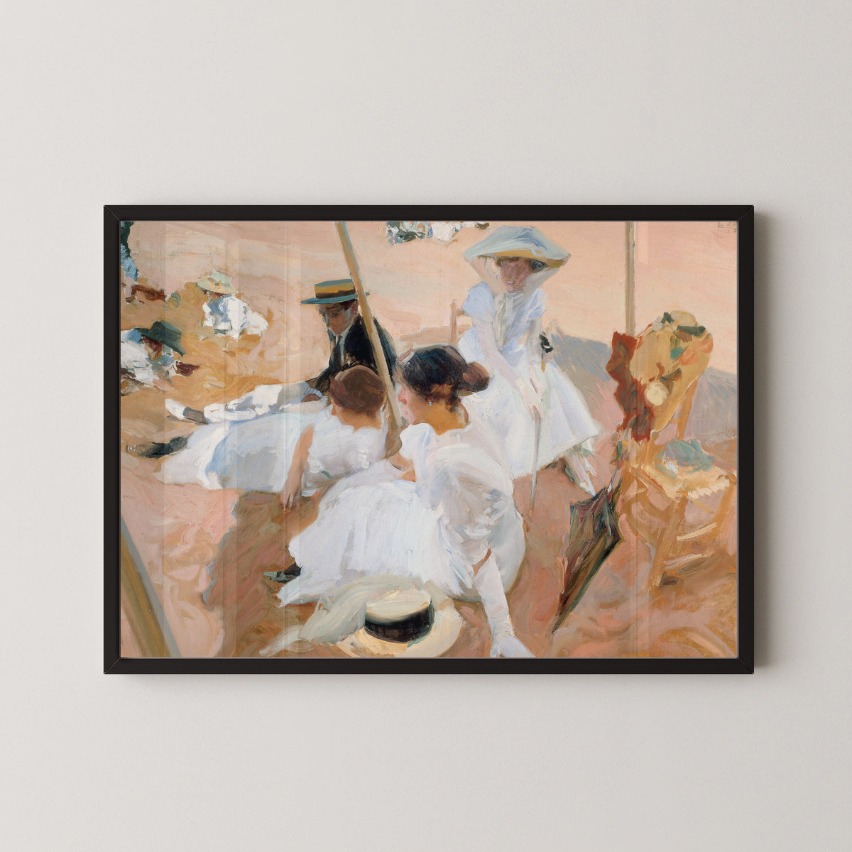 Joaquín Sorolla — Under the Awning, Zarauz | Fine Art Print