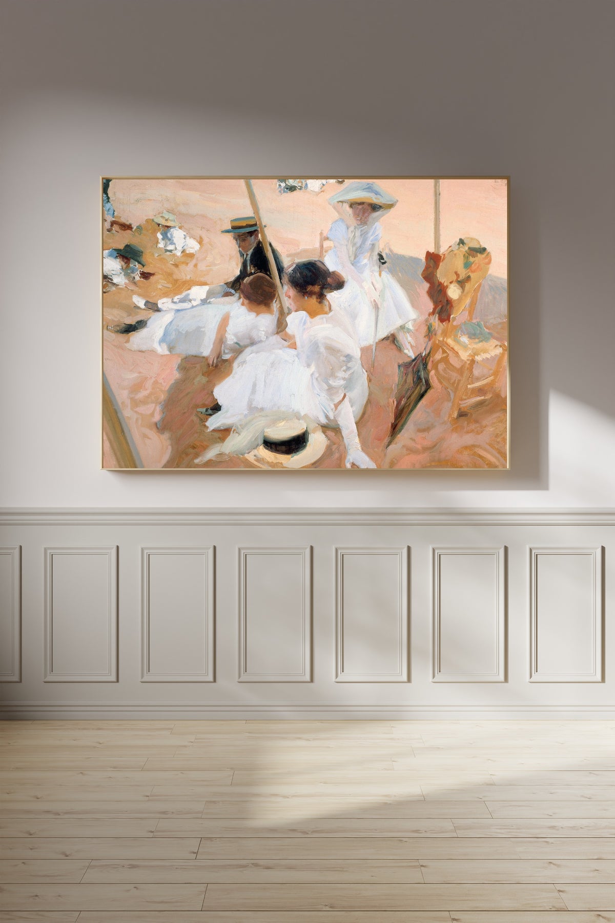 Joaquín Sorolla — Under the Awning, Zarauz | Fine Art Print