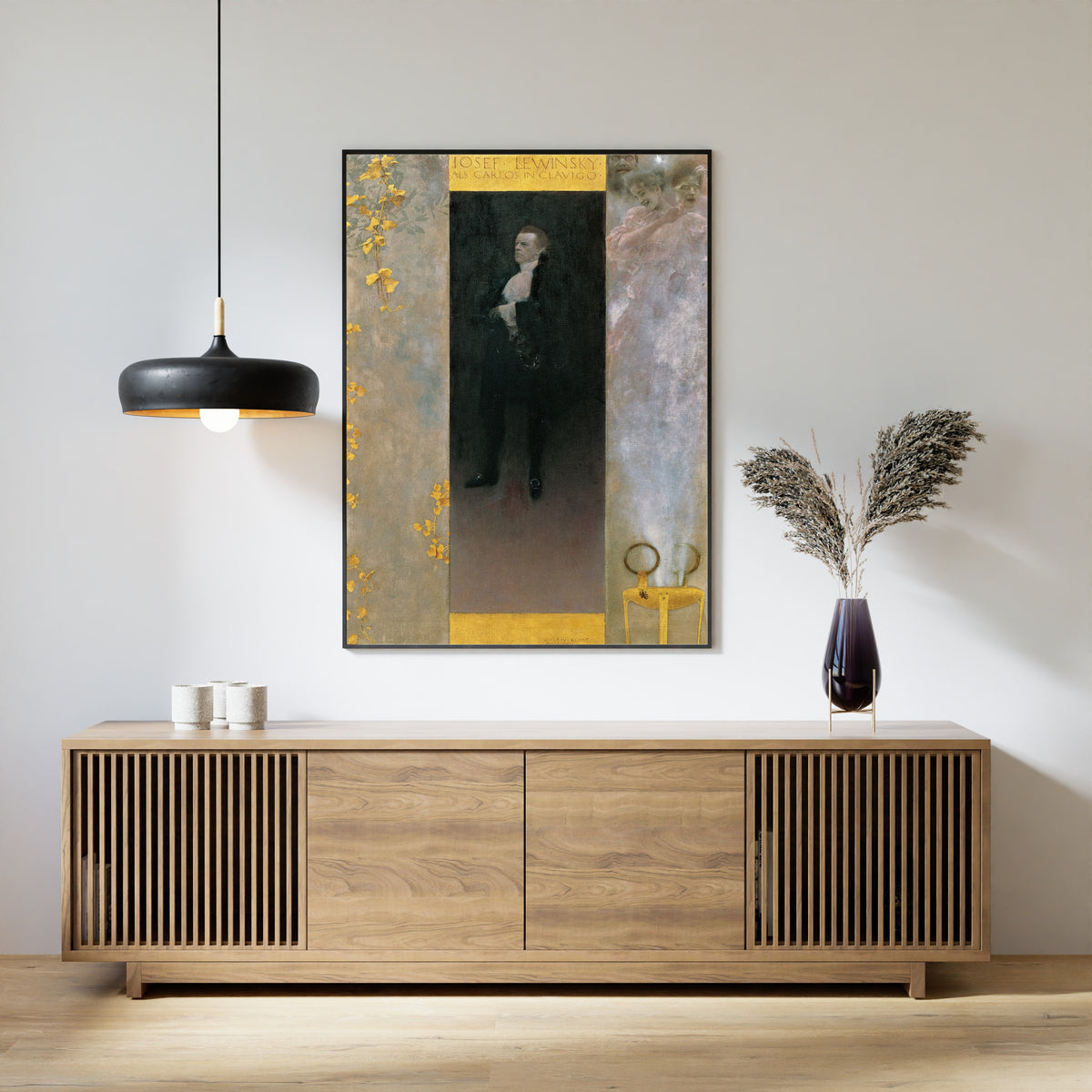 Gustav Klimt — Josef Lewinsky as Carlos in Clavigo | Fine Art Print