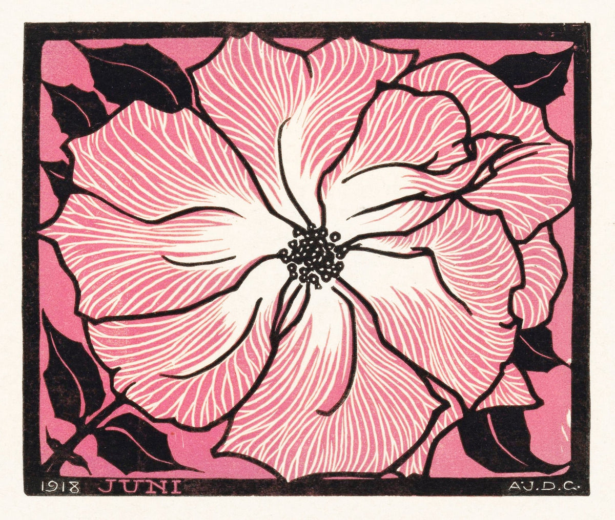 Julie de Graag — Juni | Woodcut Print
