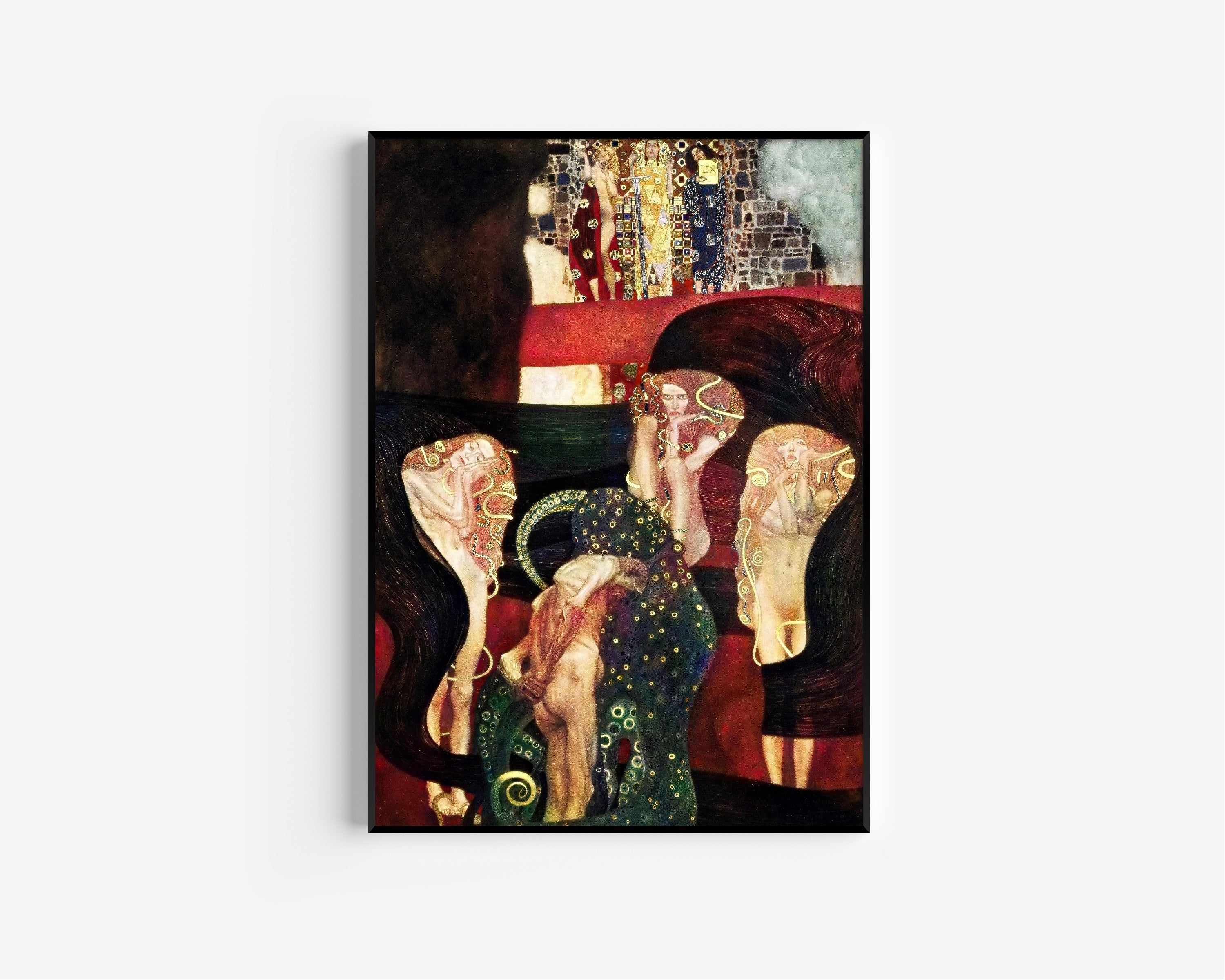 Gustav Klimt — Jurisprudence | Fine Art Print