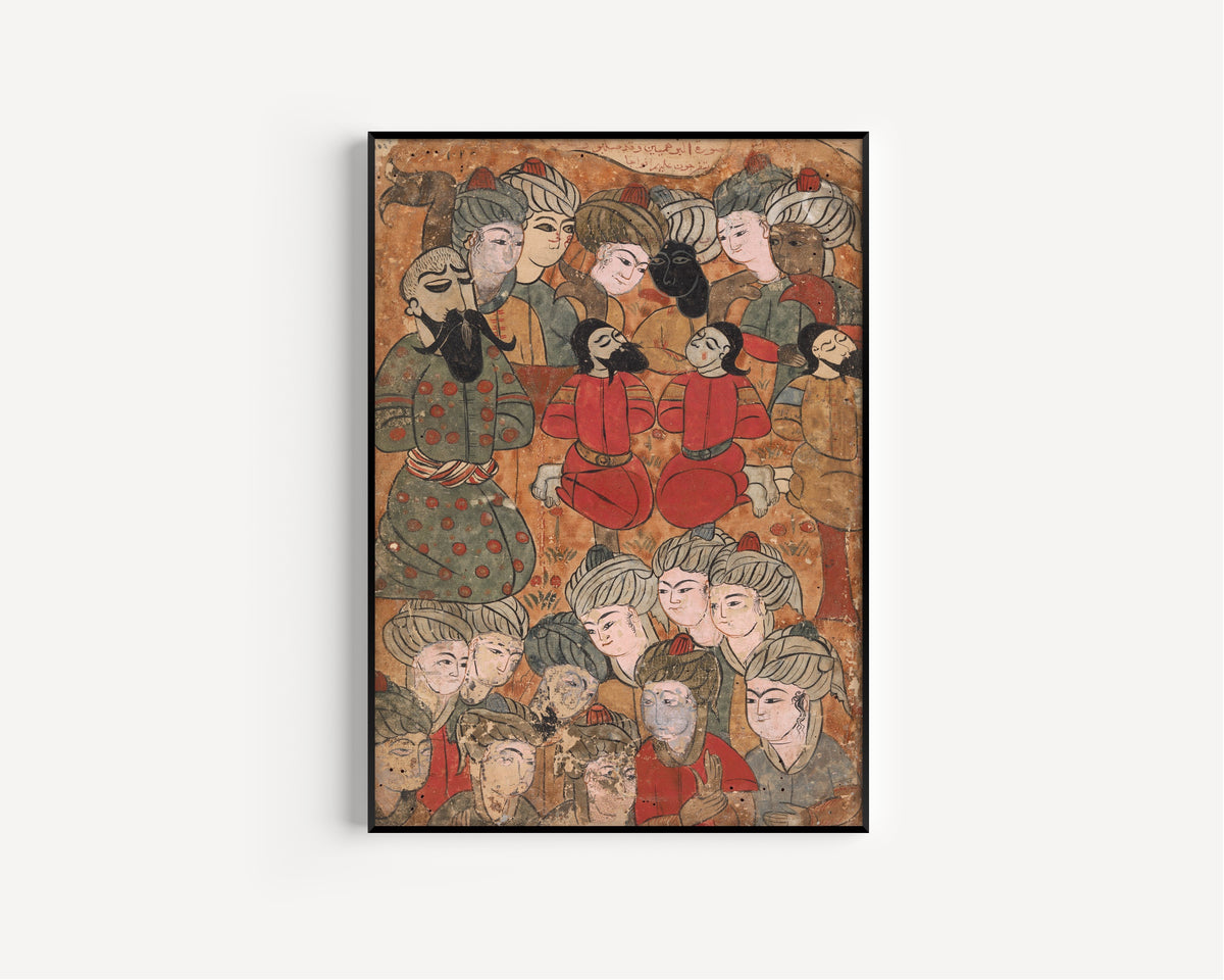 Kalila wa Dimna: The Execution of the Brahmins | Islamic Manuscript Painting Print