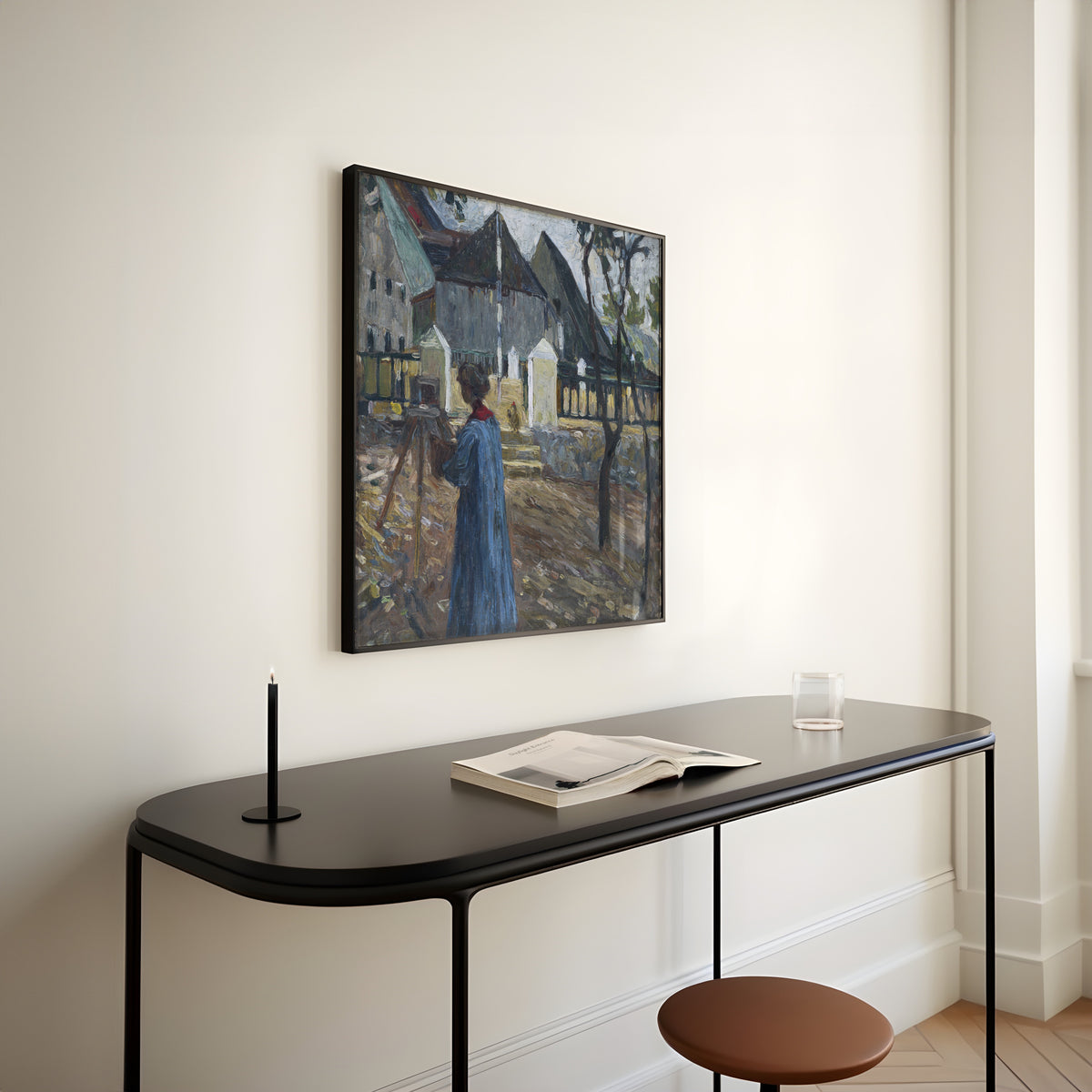 Wassily Kandinsky — Kallmuenz - Gabriele Muenter Painting II | Expressionist Fine Art Print