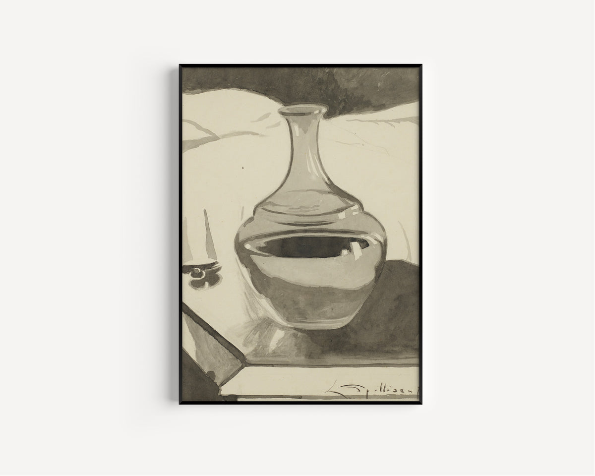 Léon Spilliaert — Karaf op nachttafel | Symbolist Art Print