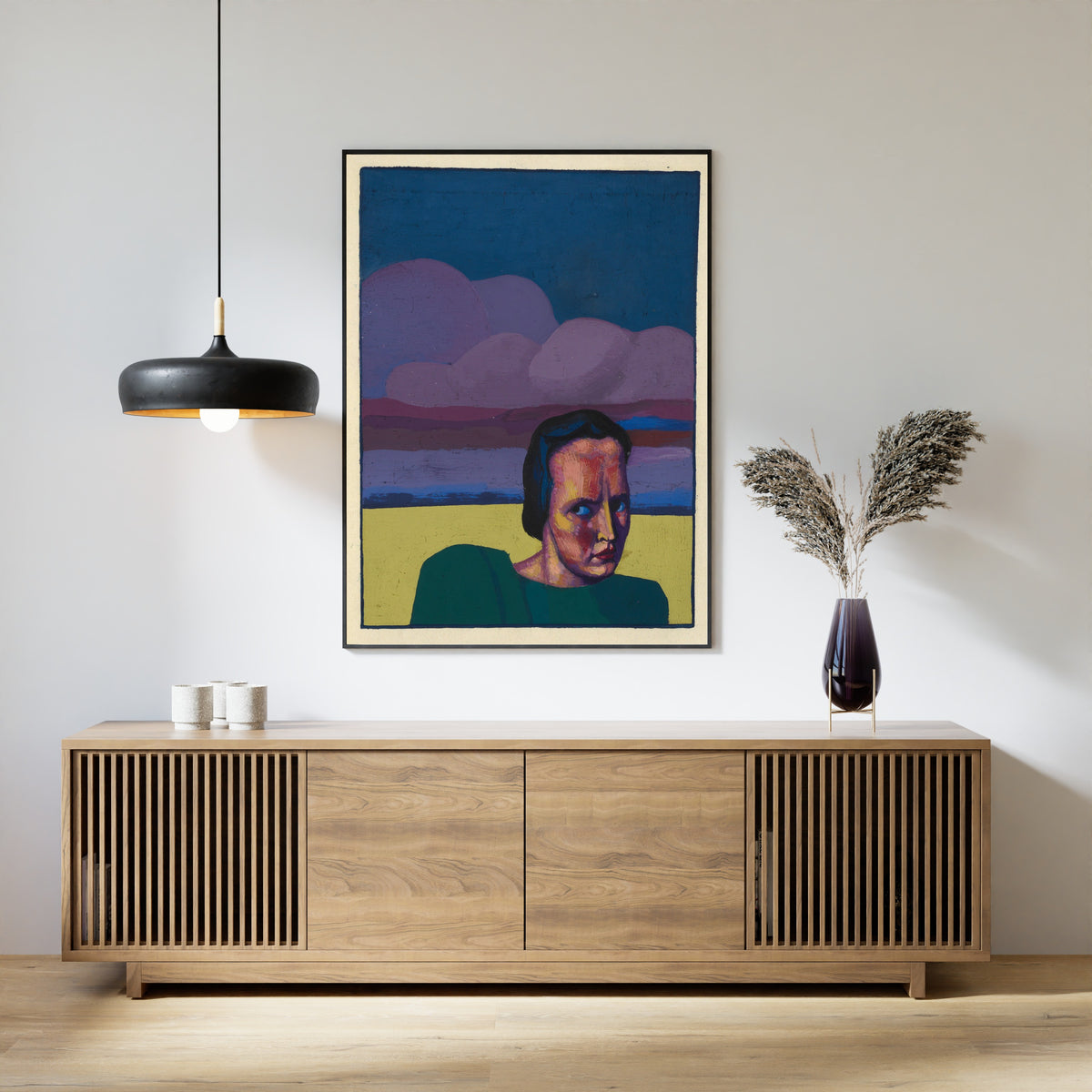 Karl Wiener — Karfreitag (Good Friday, Female Portrait) | Expressionist Art Print