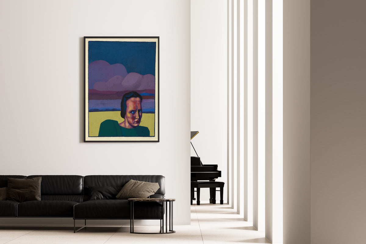 Karl Wiener — Karfreitag (Good Friday, Female Portrait) | Expressionist Art Print