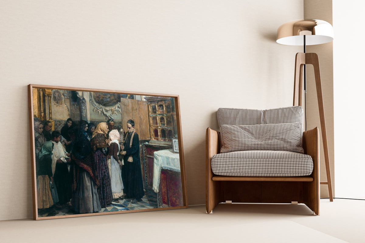 Joaquín Sorolla — Kissing the Relic | Fine Art Print
